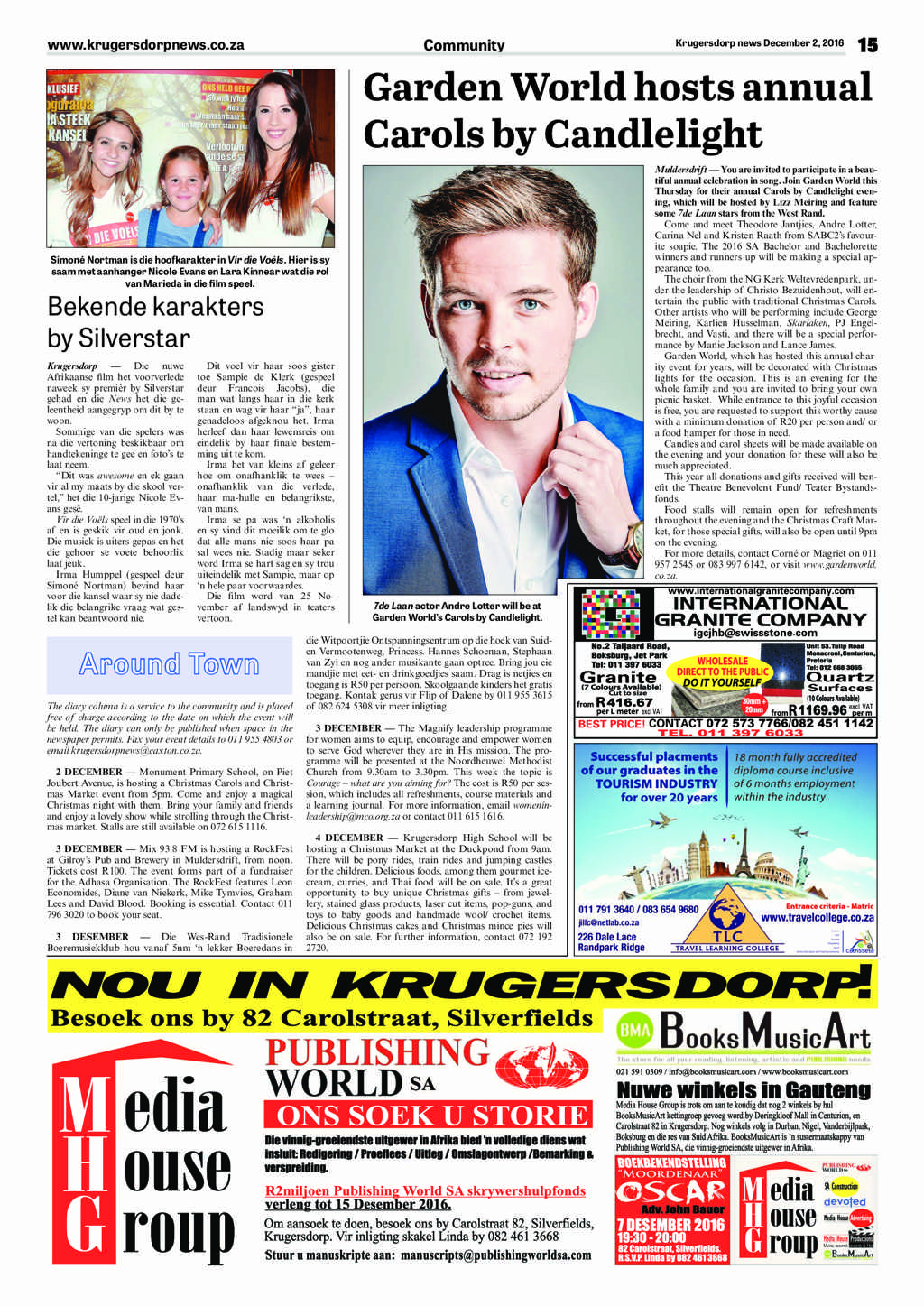 Krugersdorp News 2 December 2016 page 15
