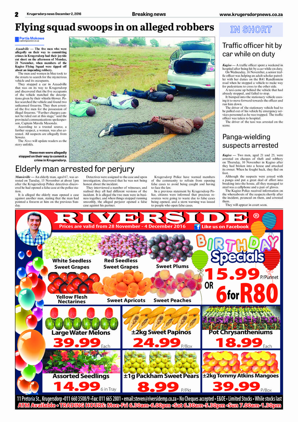 Krugersdorp News 2 December 2016 page 2
