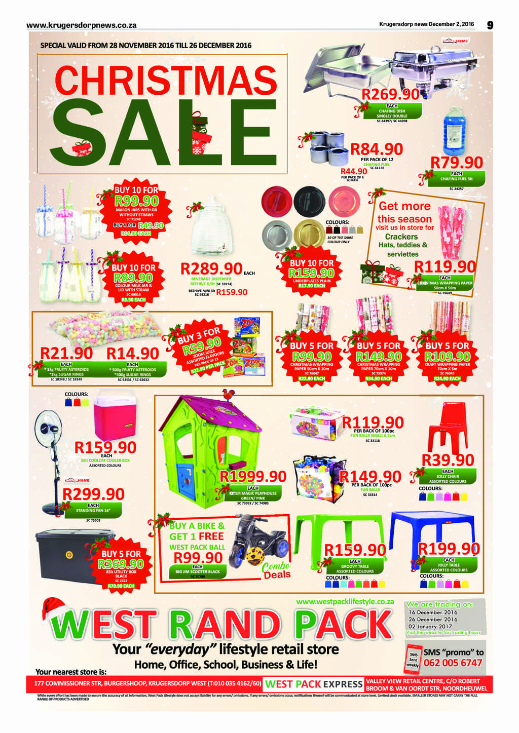 Krugersdorp News 2 December 2016 page 9