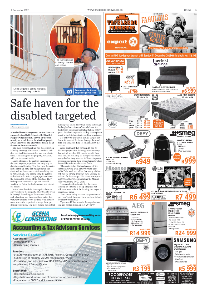 Krugersdorp News 2 December 2022 page 5