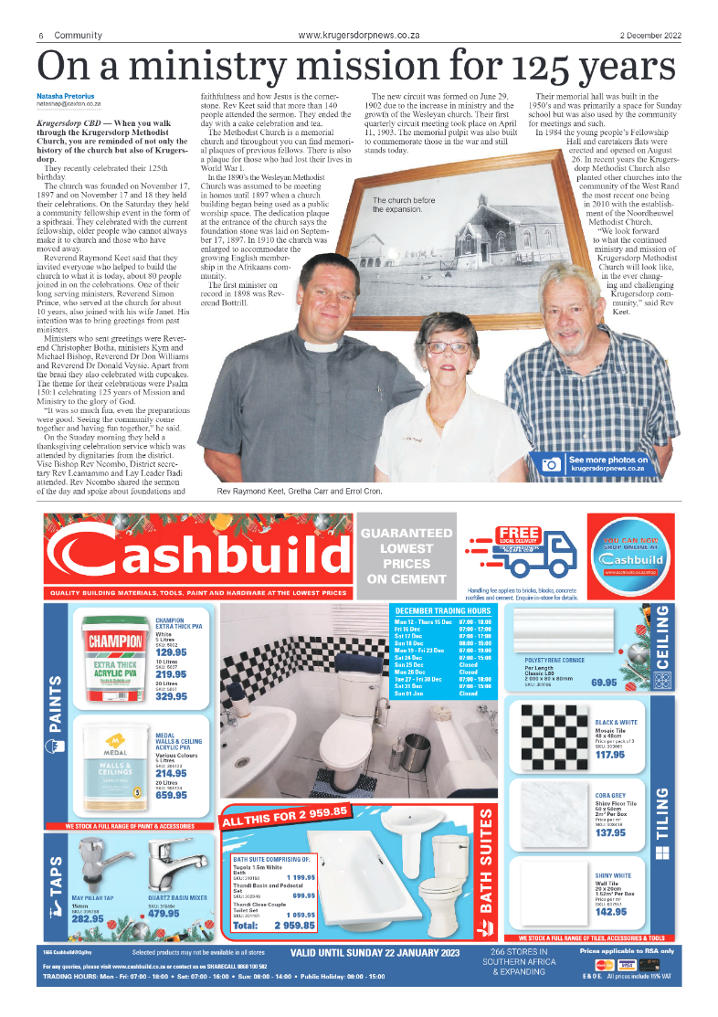 Krugersdorp News 2 December 2022 page 6