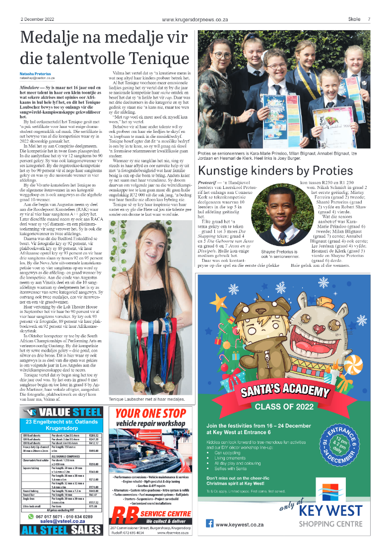 Krugersdorp News 2 December 2022 page 7