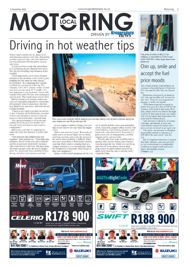 Krugersdorp News 2 December 2022 page 9