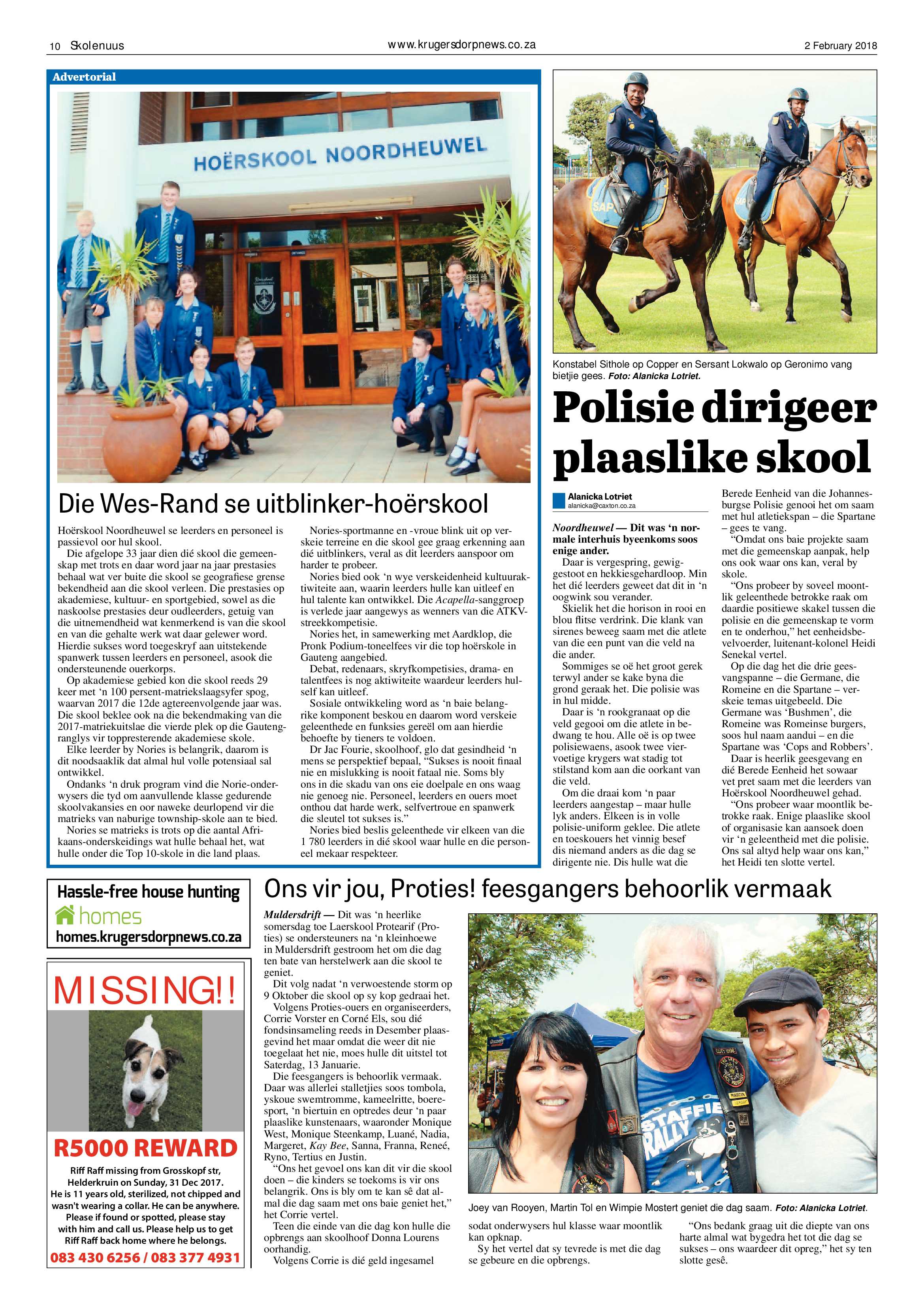Krugersdorp News 2 February 2018 page 10