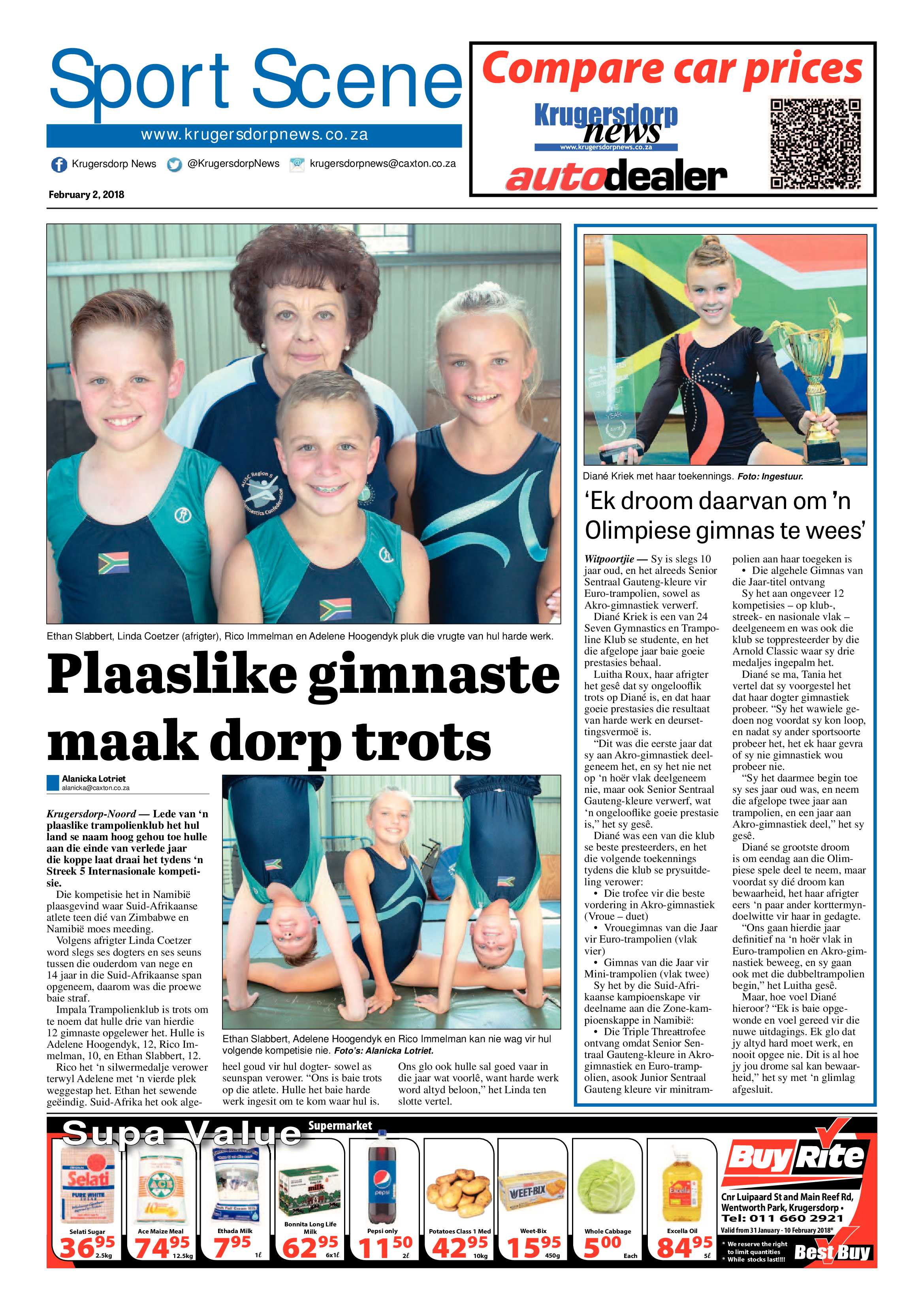 Krugersdorp News 2 February 2018 page 16