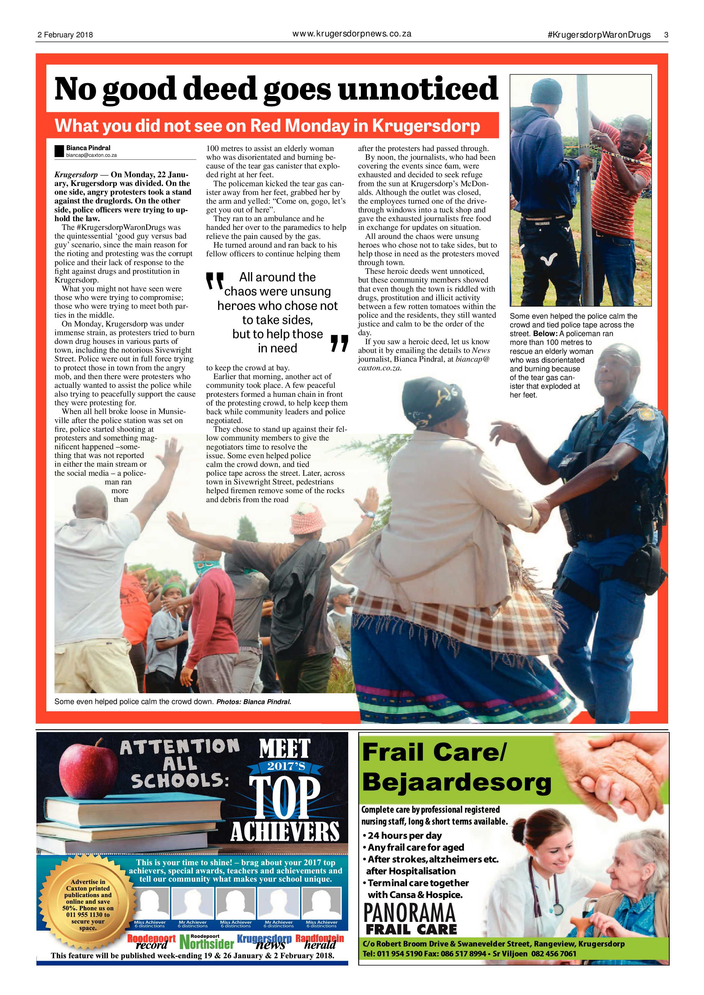 Krugersdorp News 2 February 2018 page 3