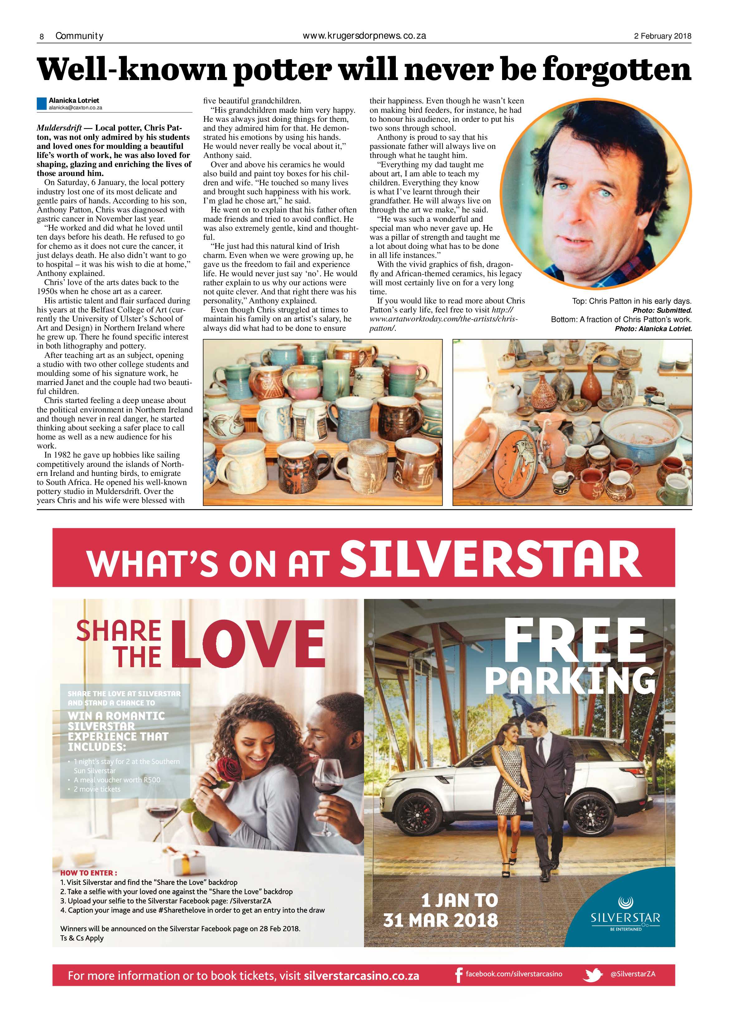 Krugersdorp News 2 February 2018 page 8
