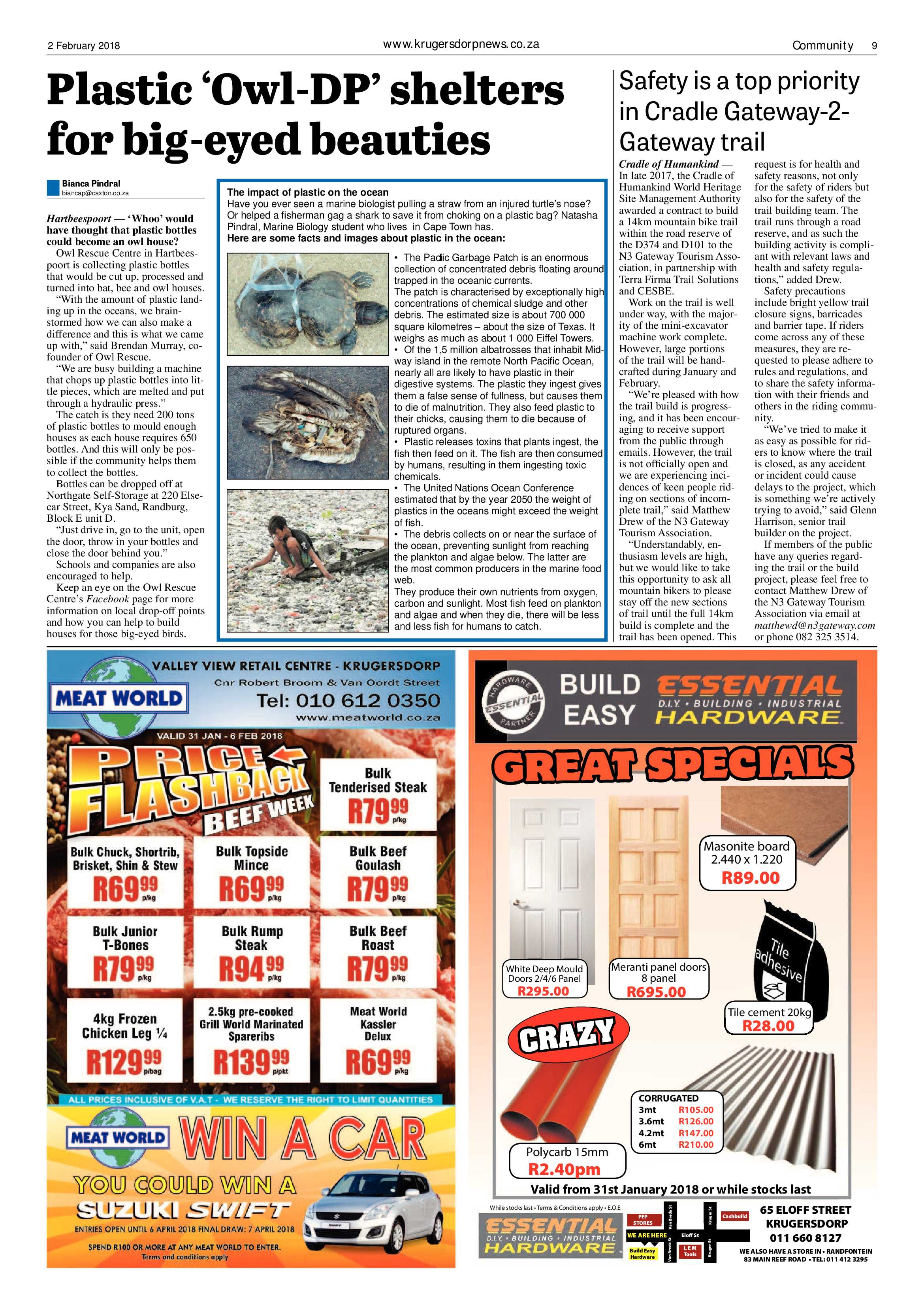 Krugersdorp News 2 February 2018 page 9
