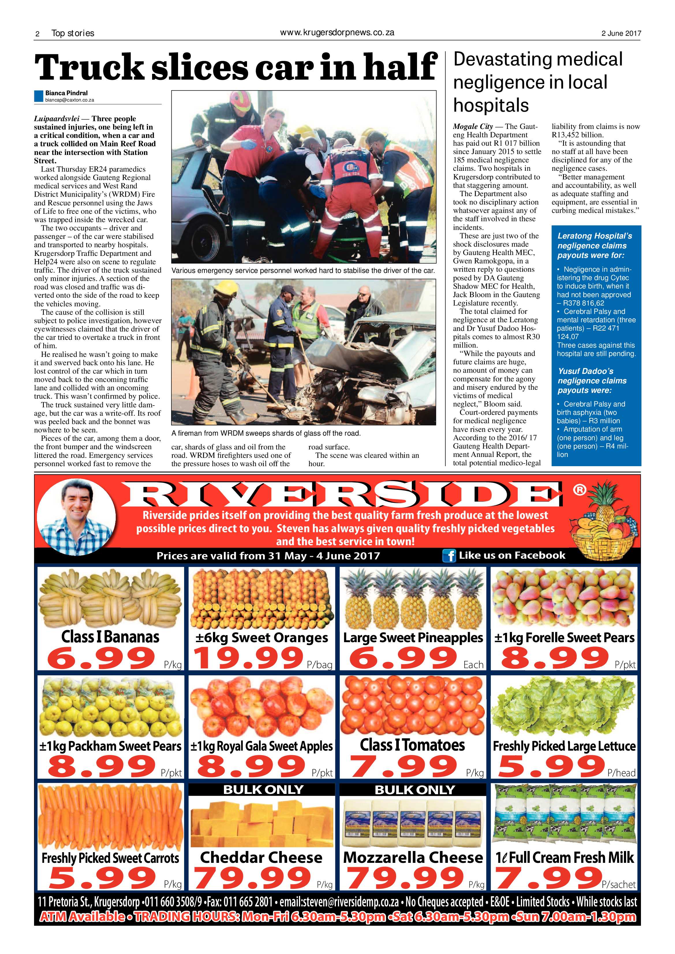 Krugersdorp News 2 June 2017 page 2