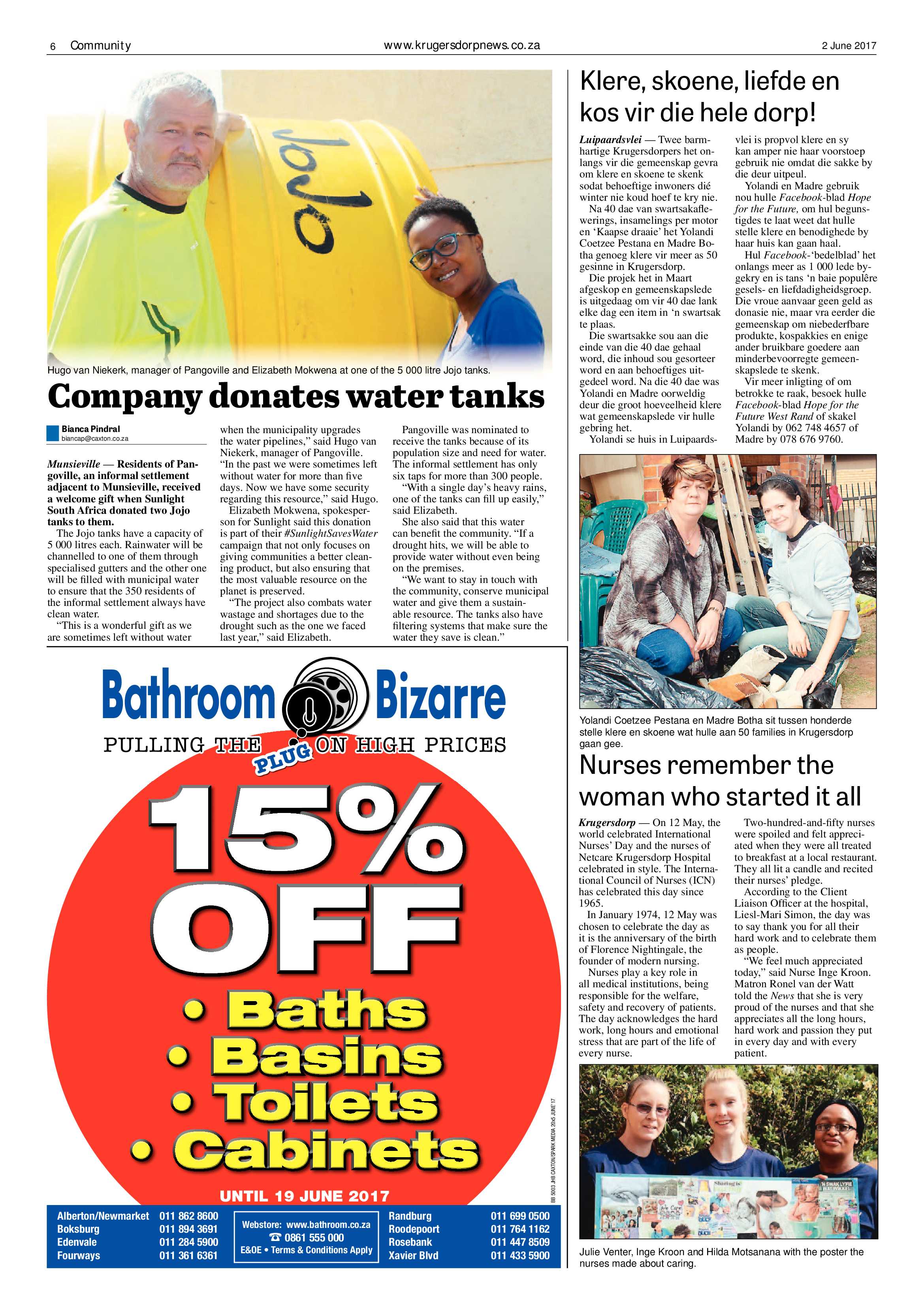 Krugersdorp News 2 June 2017 page 6