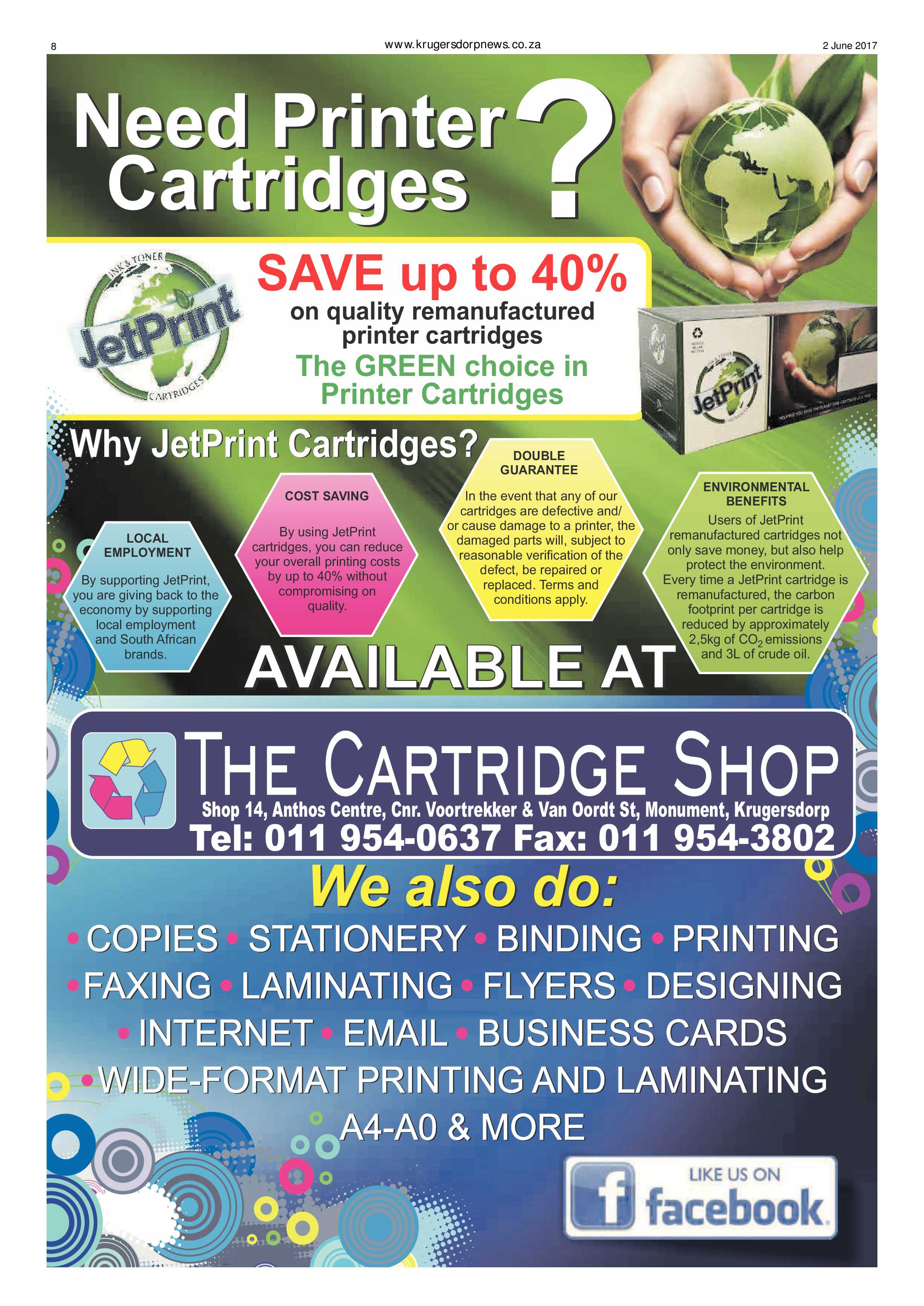 Krugersdorp News 2 June 2017 page 8