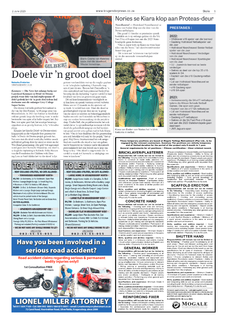 Krugersdorp News 2 June 2023 page 5