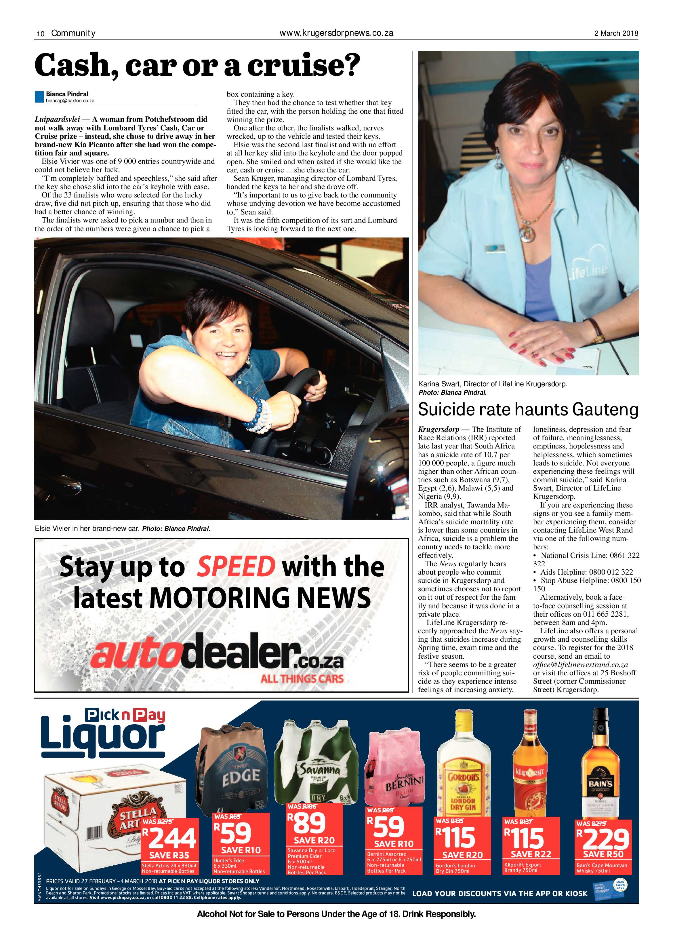 Krugersdorp News 2 March 2018 page 10