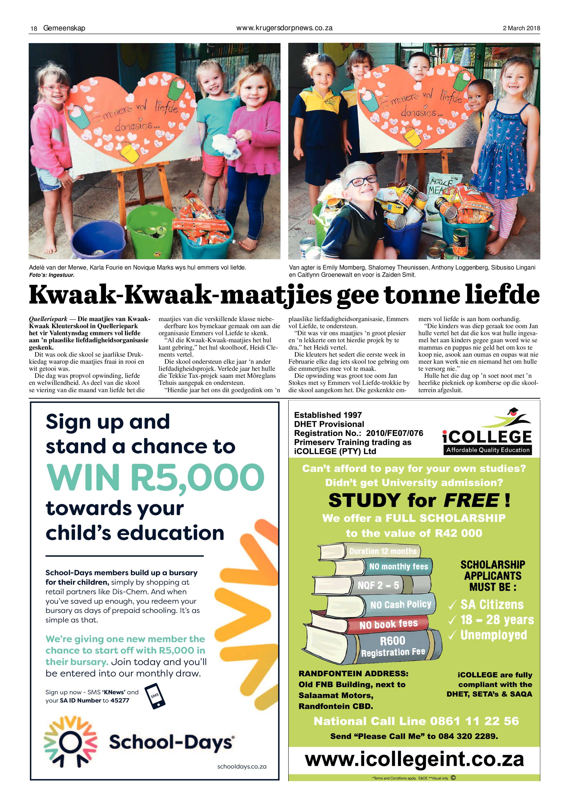 Krugersdorp News 2 March 2018 page 18