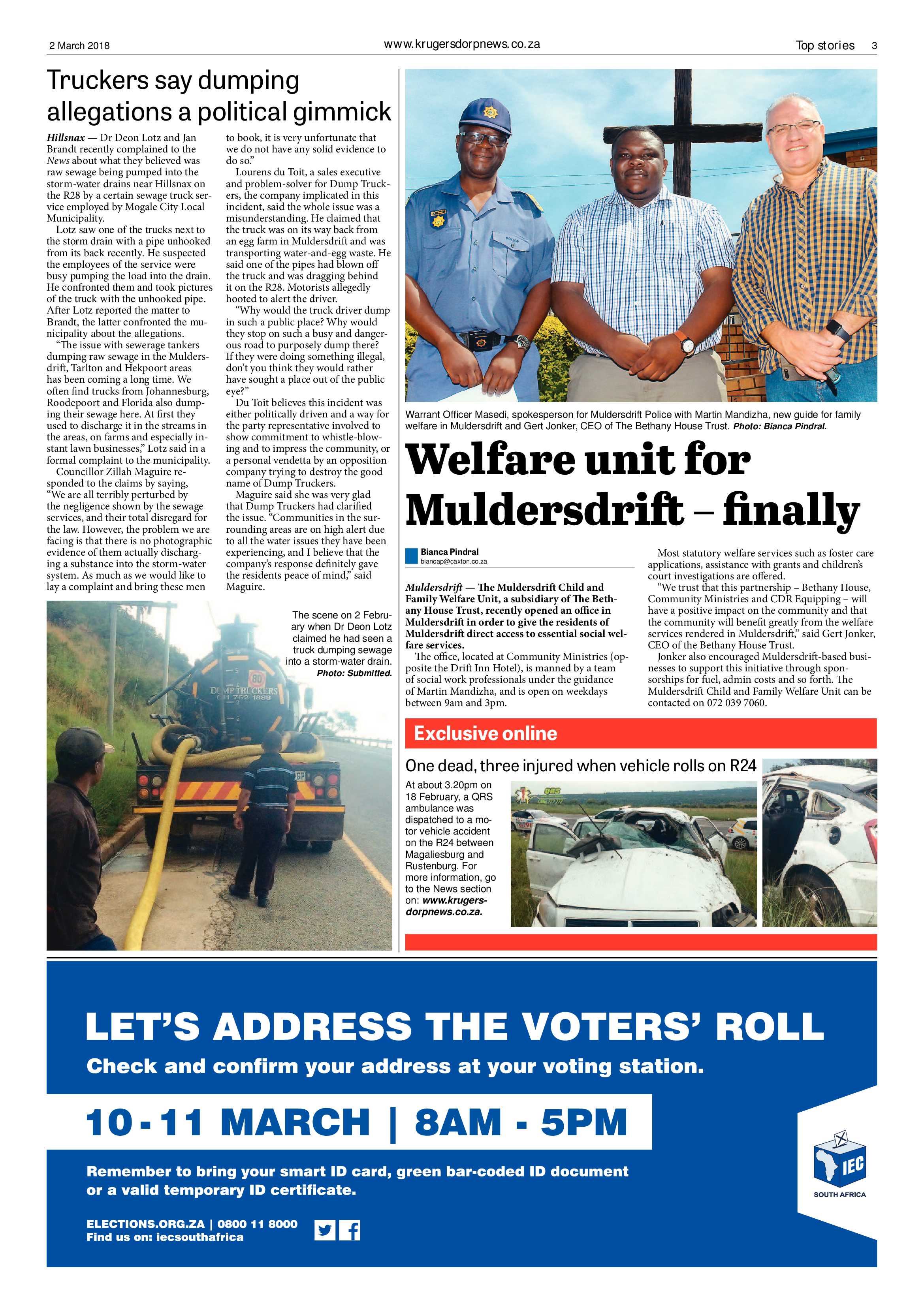 Krugersdorp News 2 March 2018 page 3
