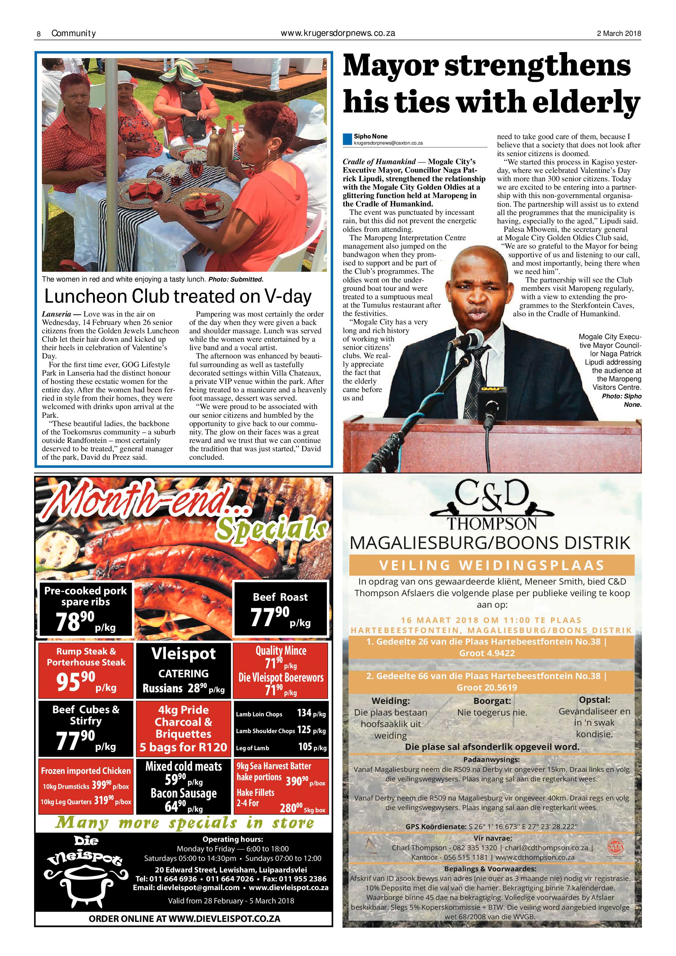 Krugersdorp News 2 March 2018 page 8