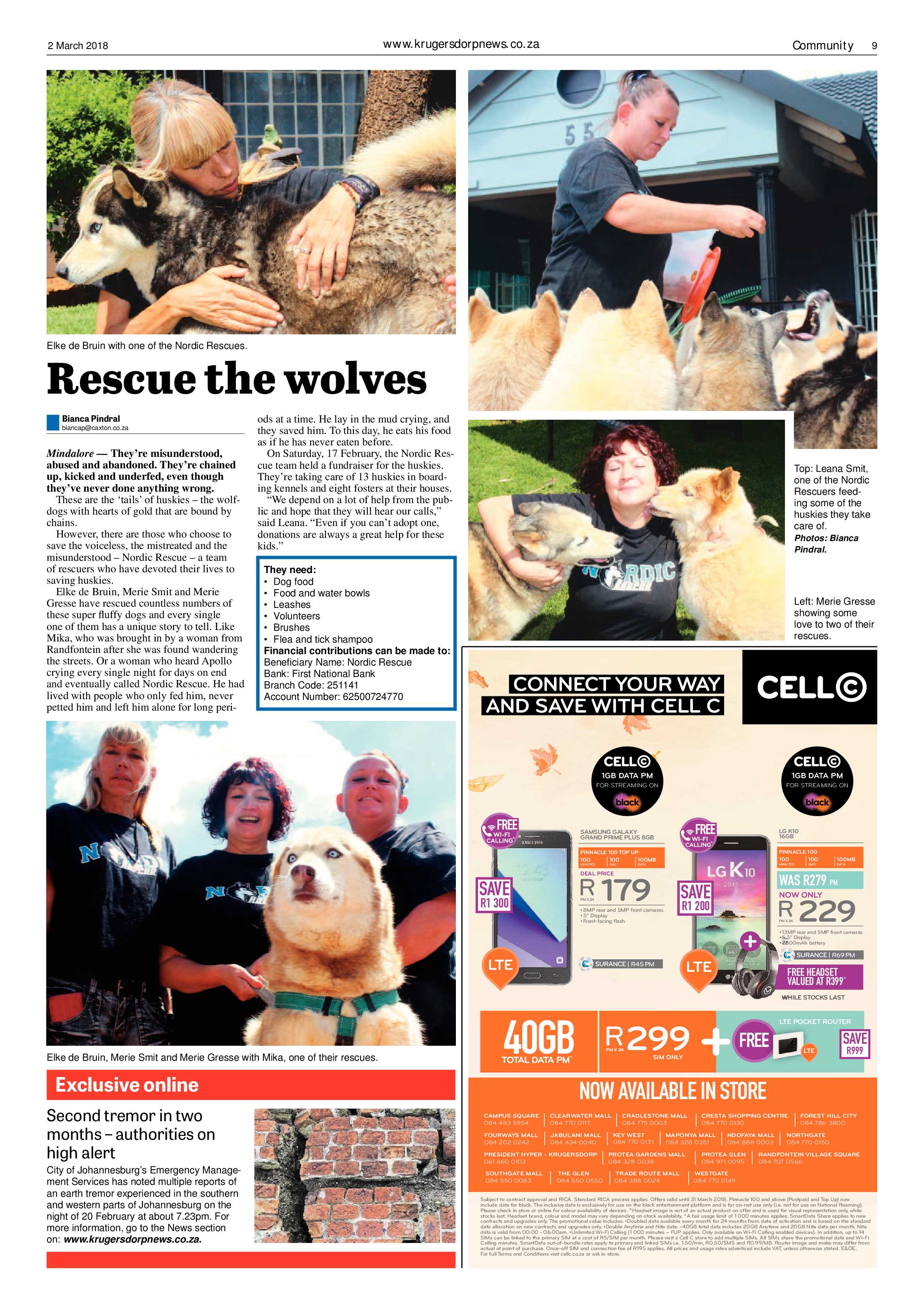 Krugersdorp News 2 March 2018 page 9