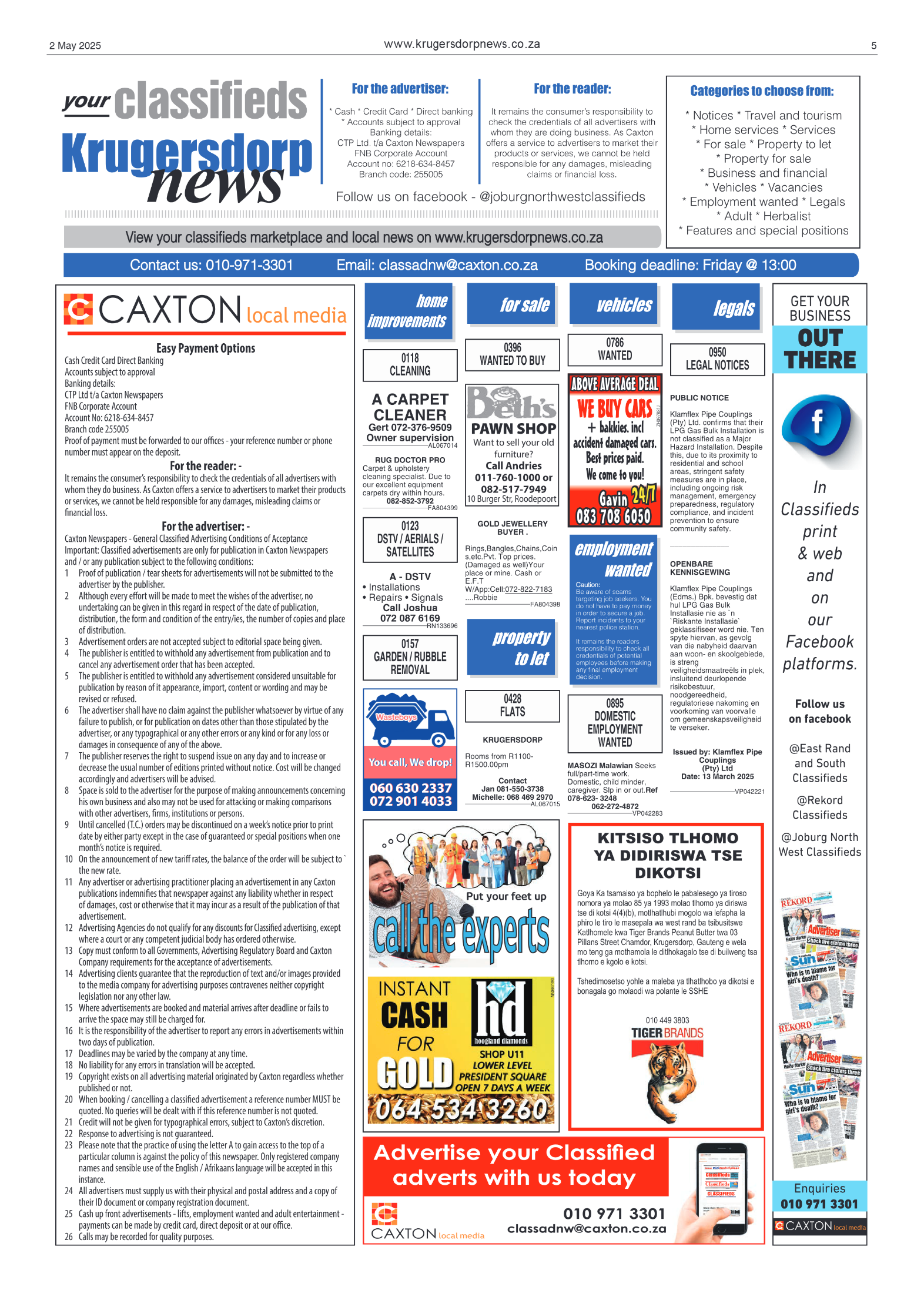 Krugersdorp News 2 May 2025 page 5