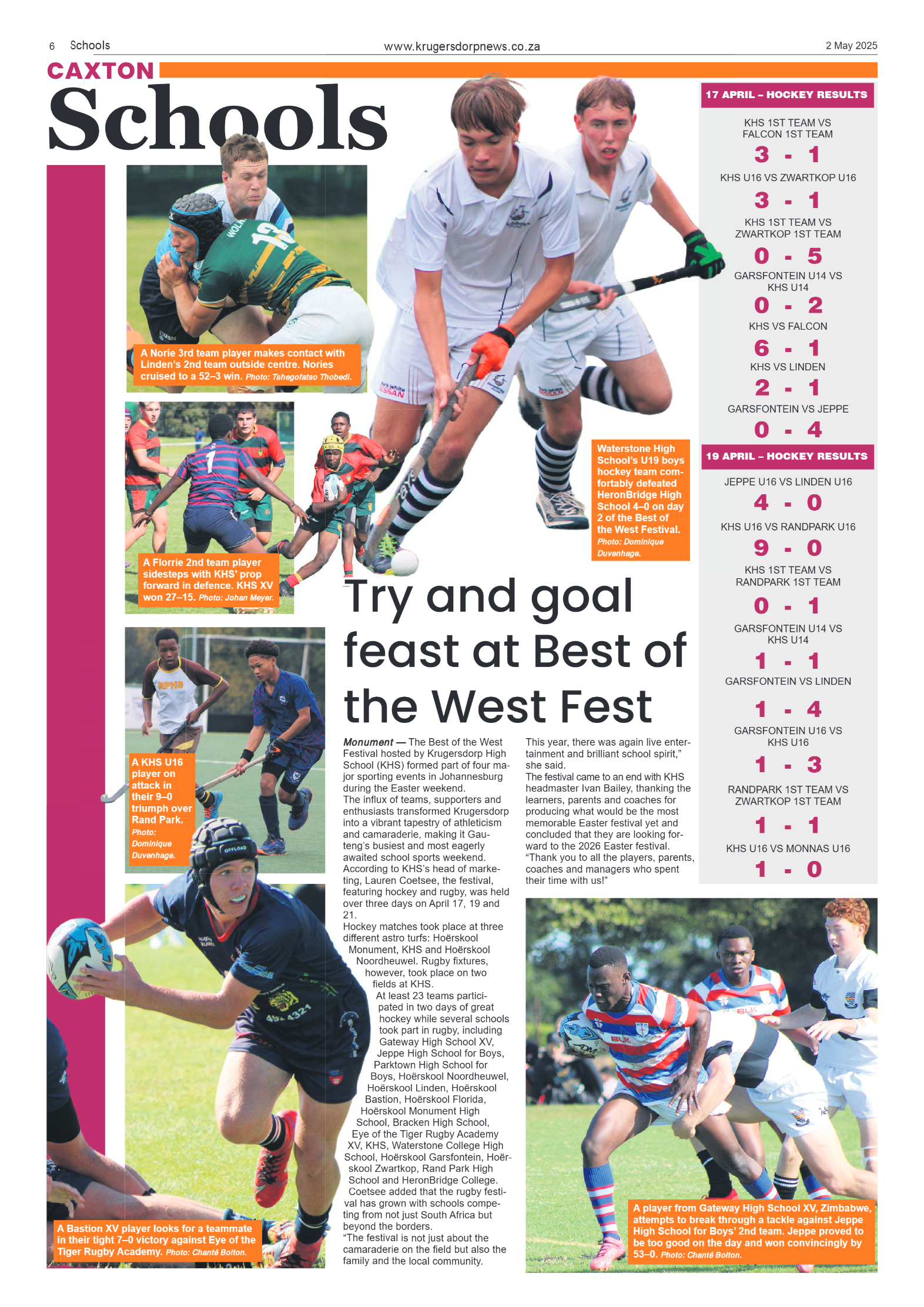 Krugersdorp News 2 May 2025 page 6