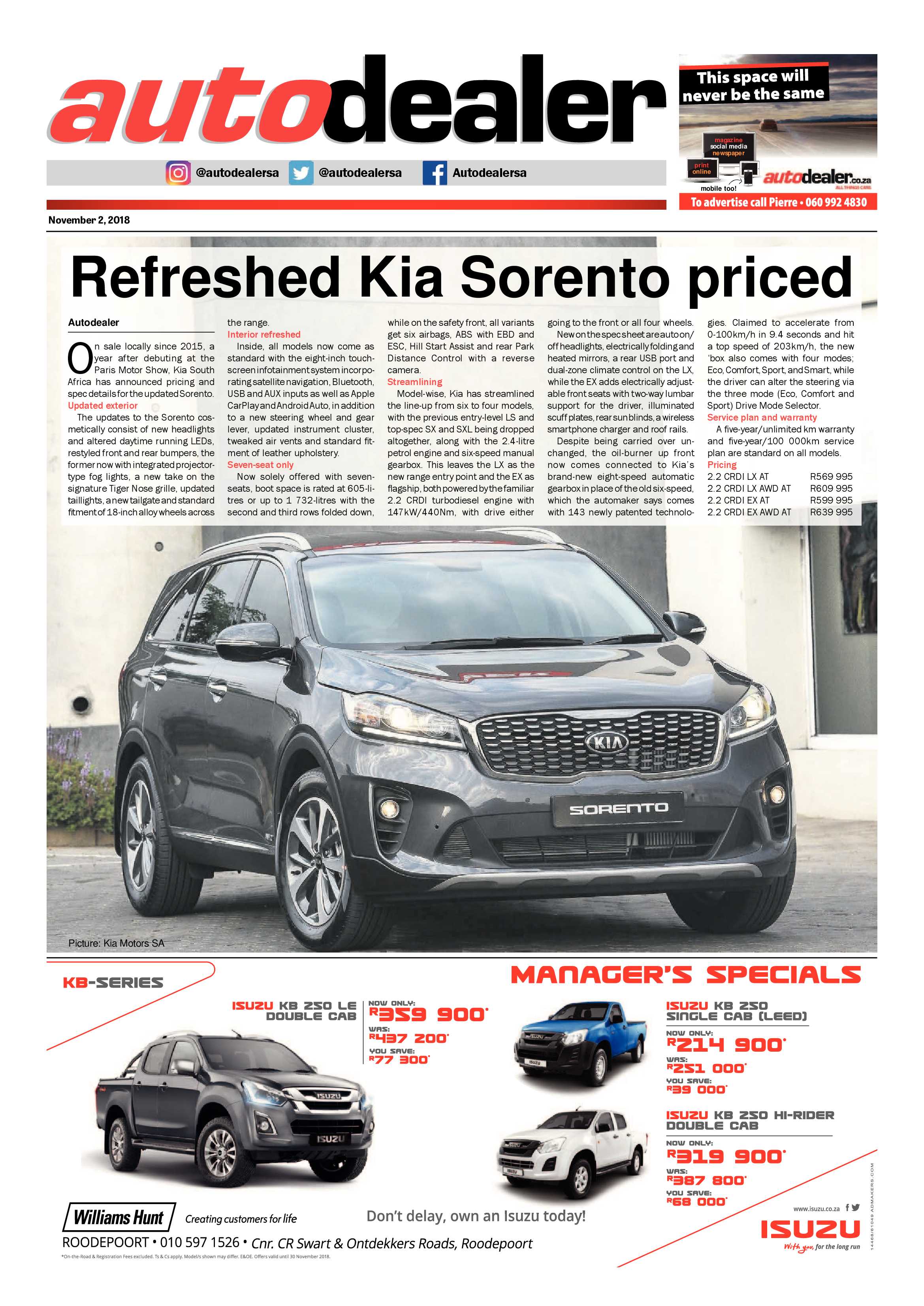 Krugersdorp News 2 November 2018 page 16