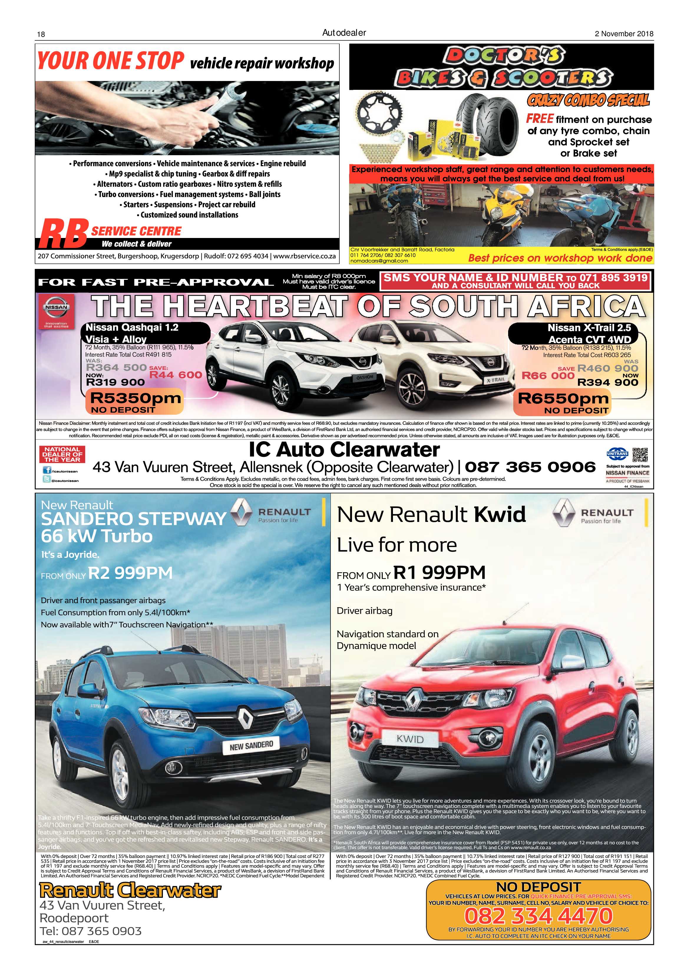 Krugersdorp News 2 November 2018 page 18
