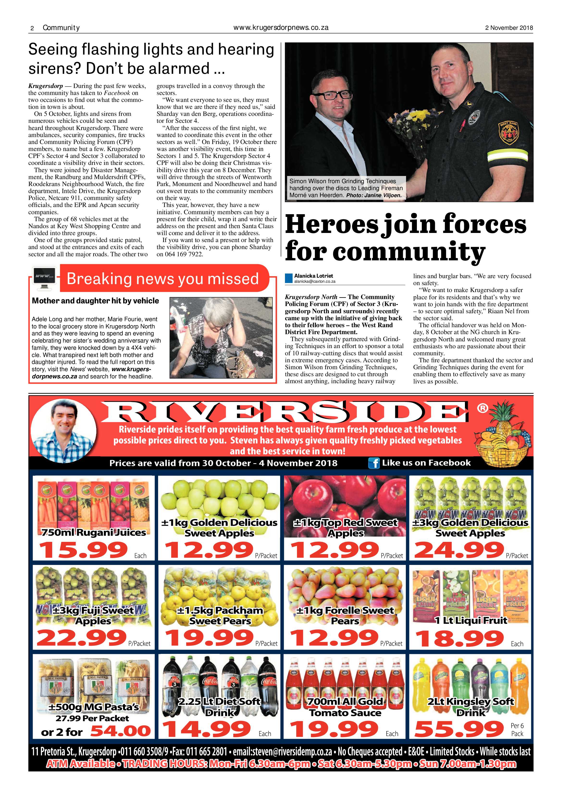 Krugersdorp News 2 November 2018 page 2