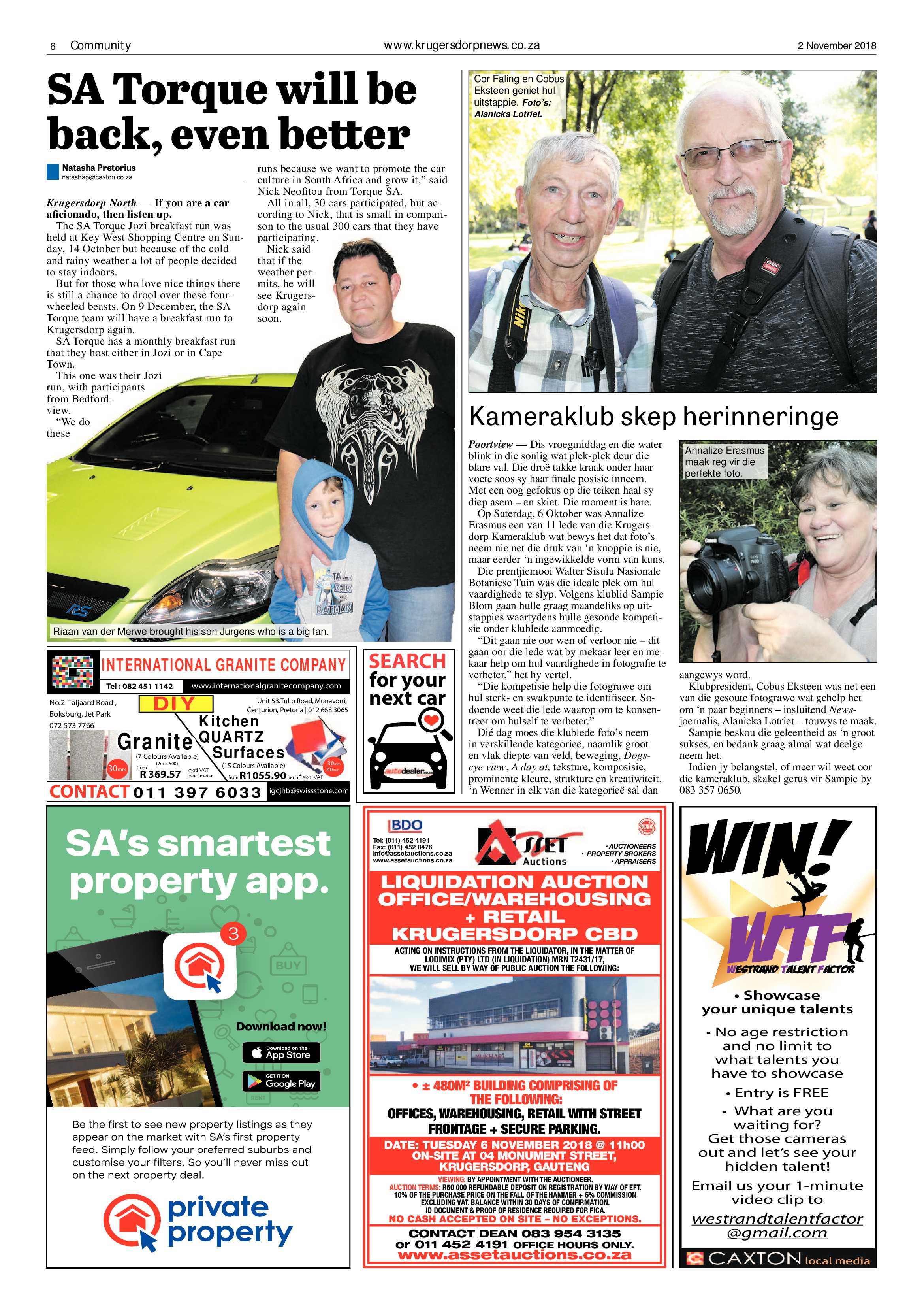 Krugersdorp News 2 November 2018 page 6