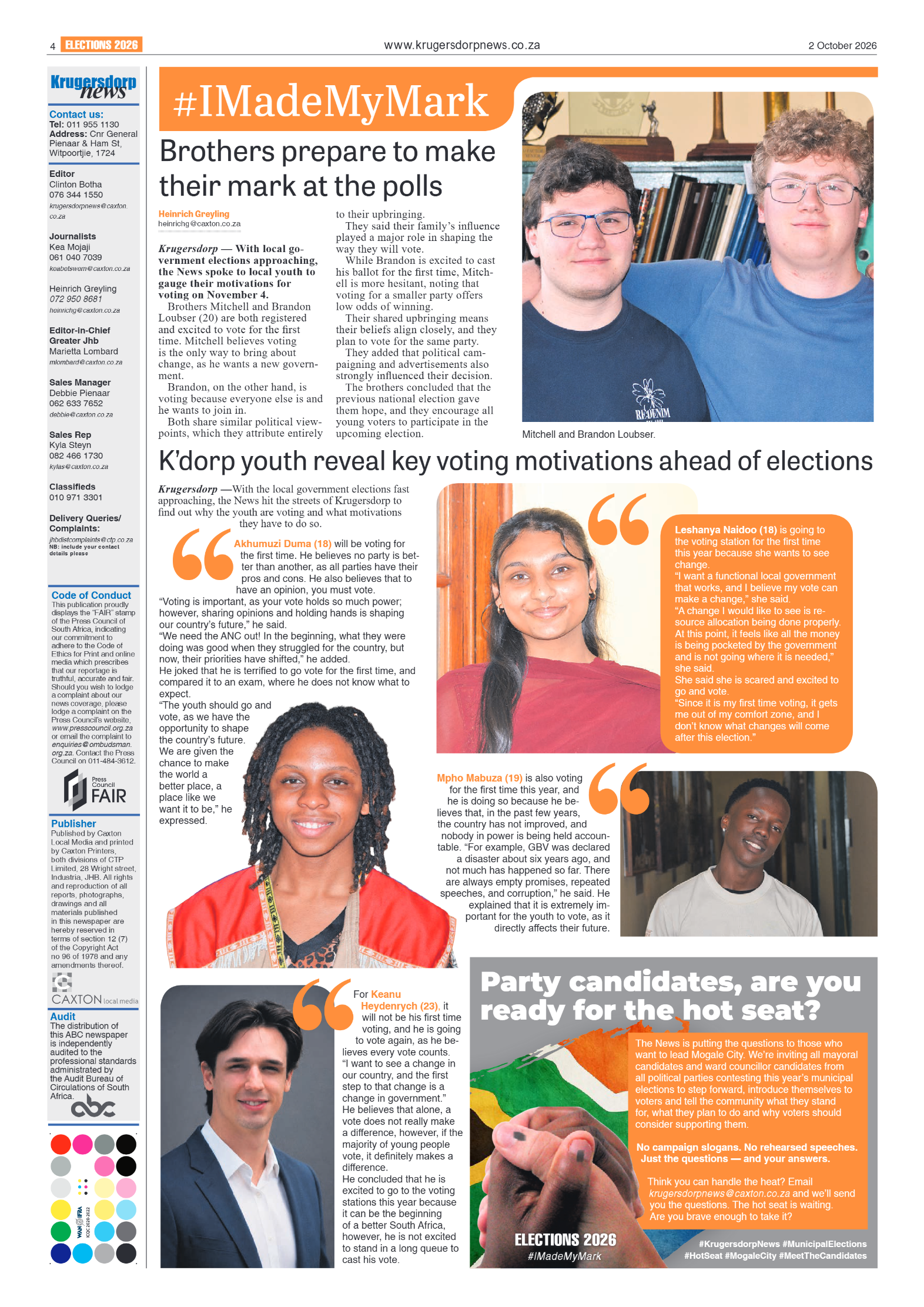 Krugersdorp News 2 October 2026 page 4