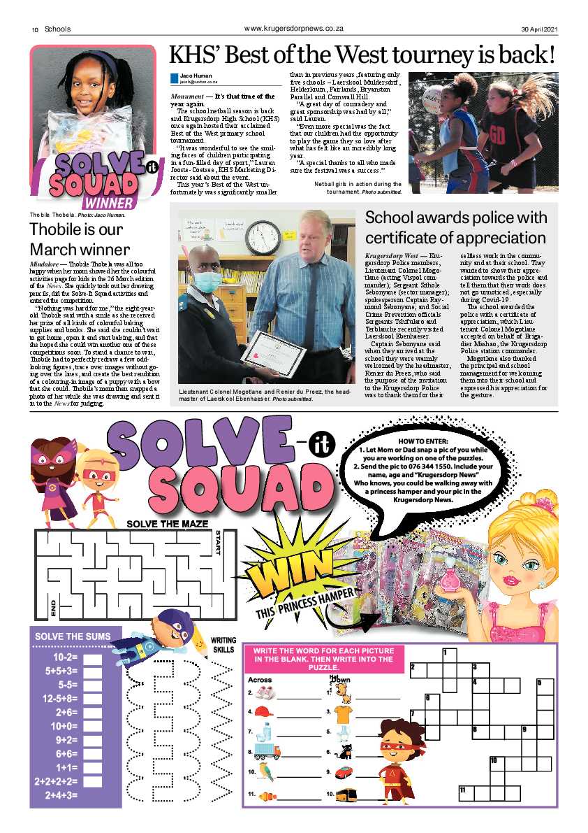 Krugersdorp News 30 April 2021 page 10