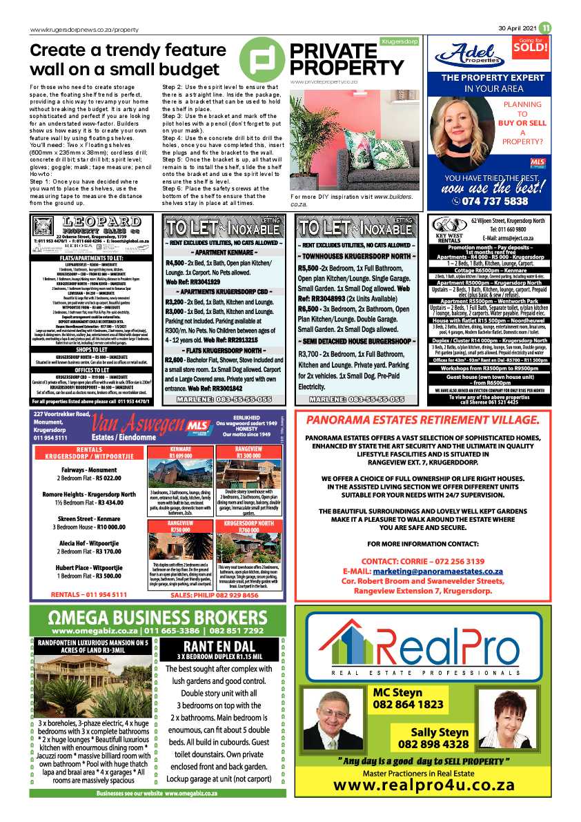 Krugersdorp News 30 April 2021 page 11