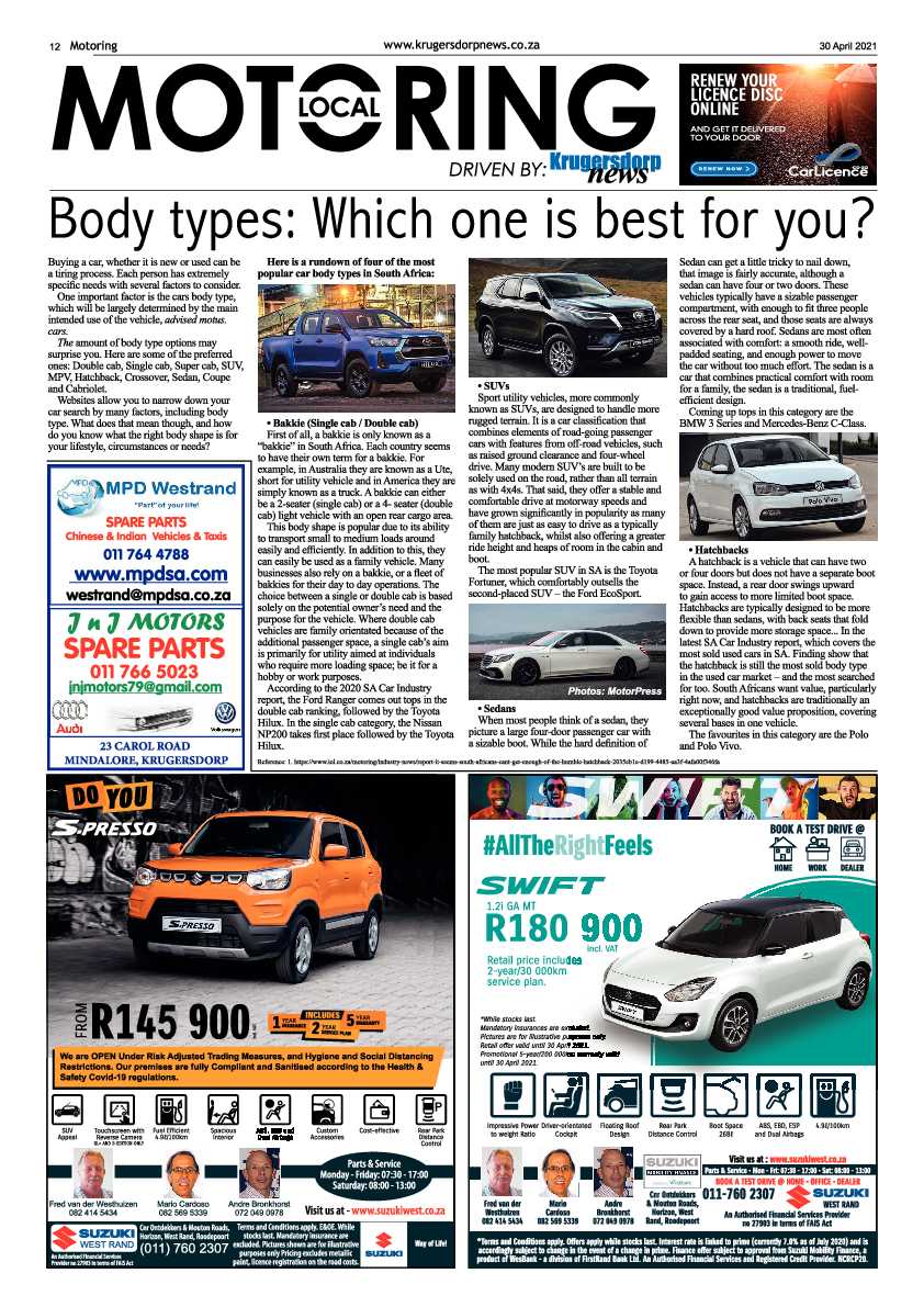 Krugersdorp News 30 April 2021 page 12