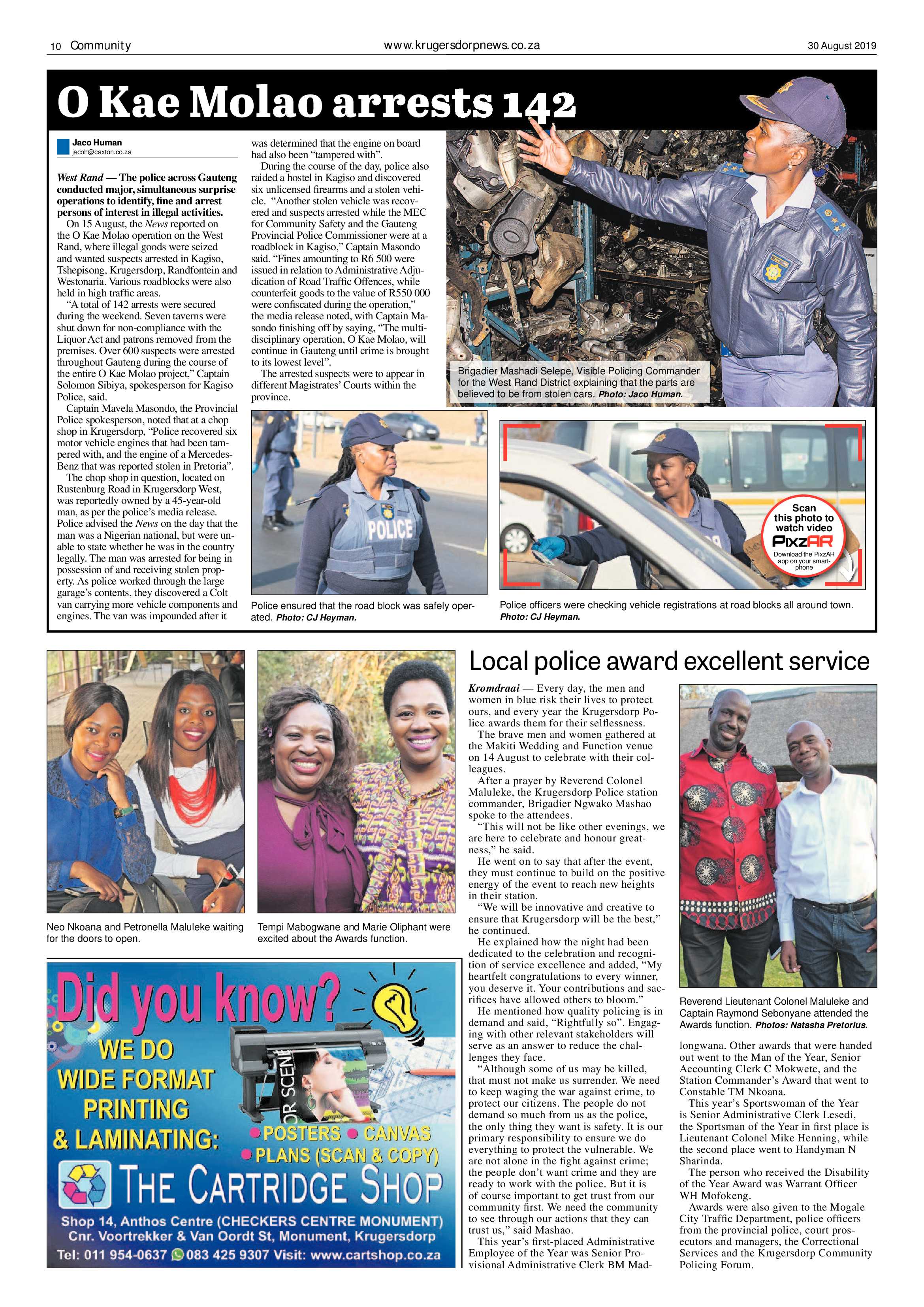 Krugersdorp News 30 August 2019 page 10