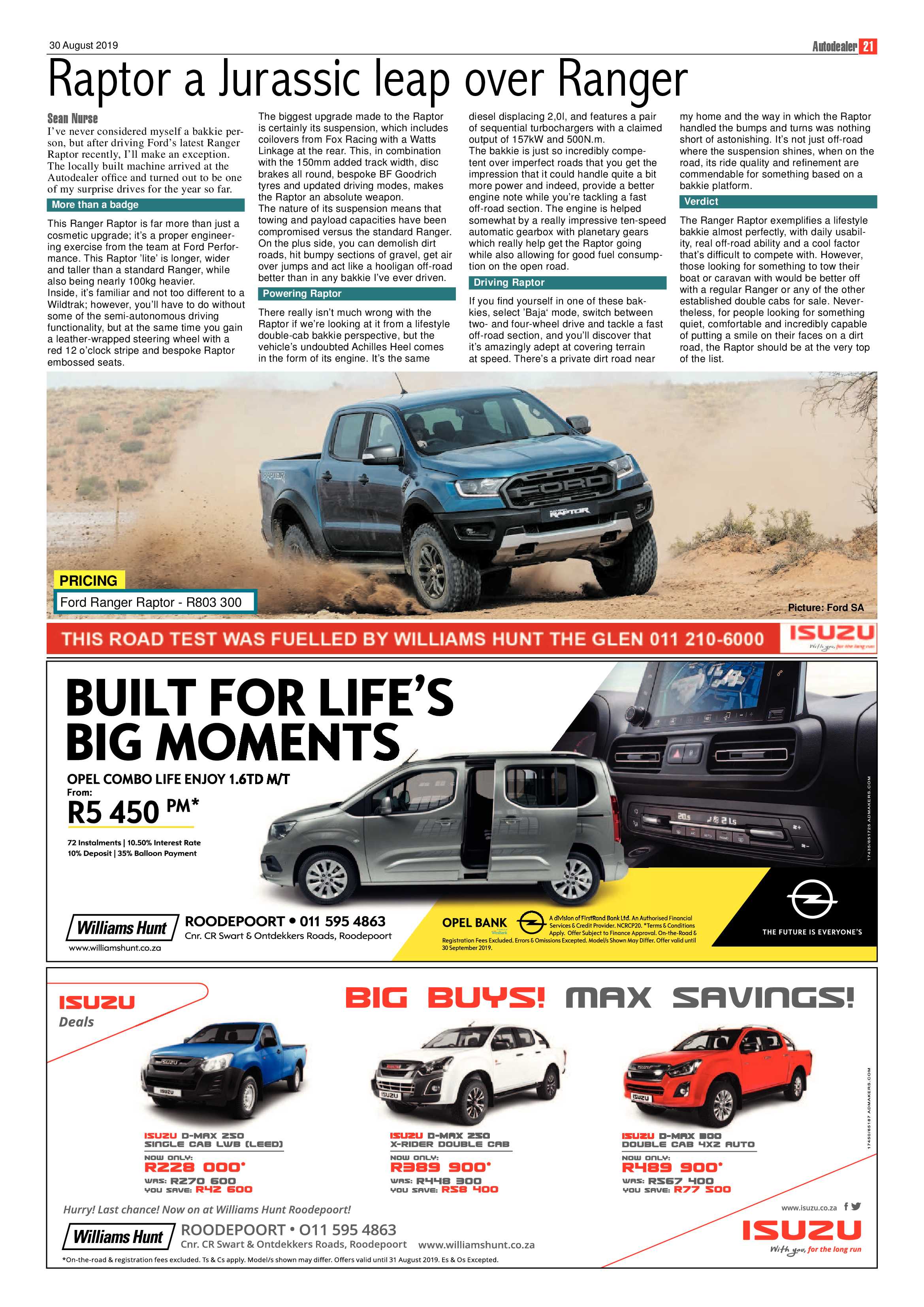 Krugersdorp News 30 August 2019 page 21