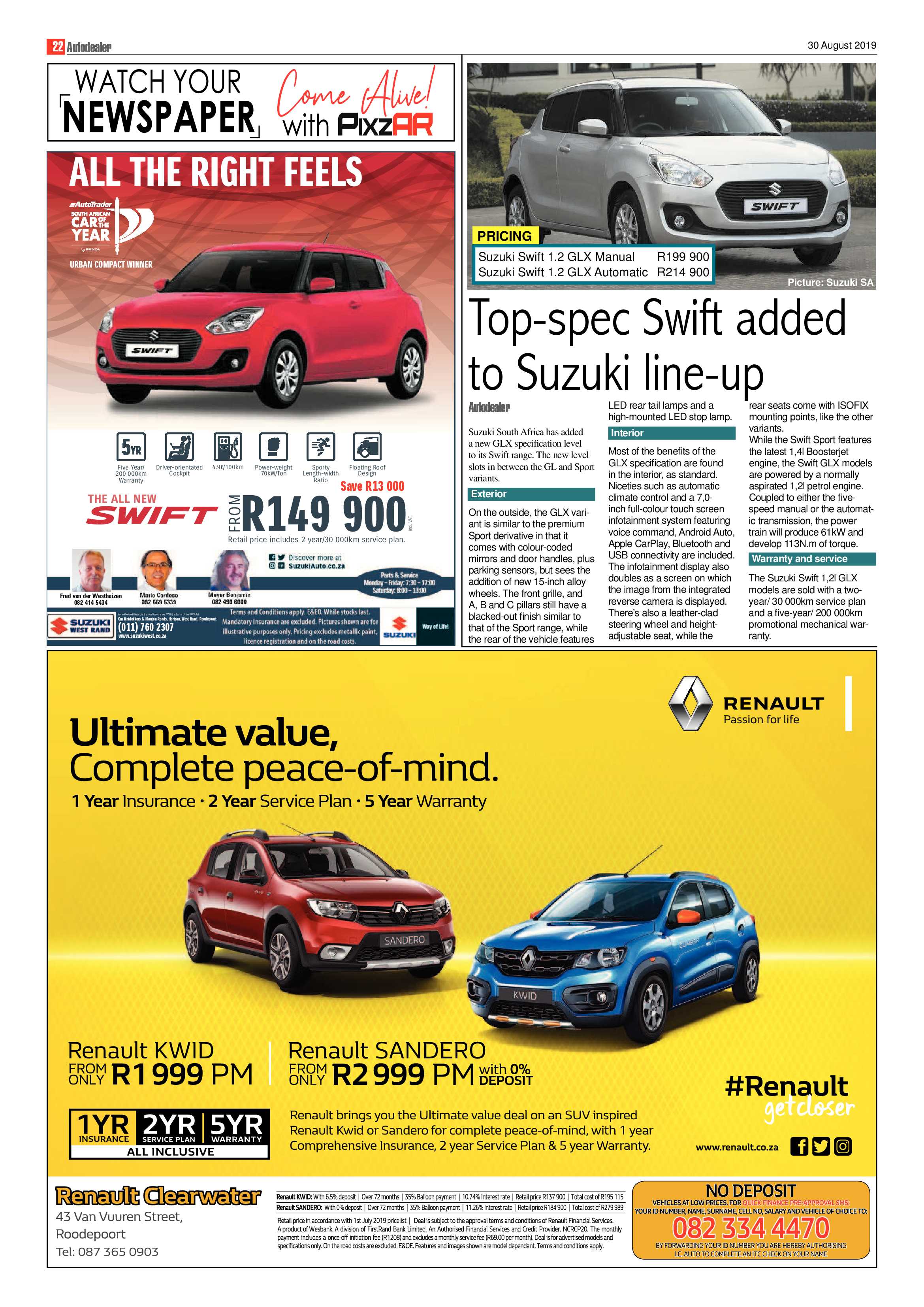 Krugersdorp News 30 August 2019 page 22