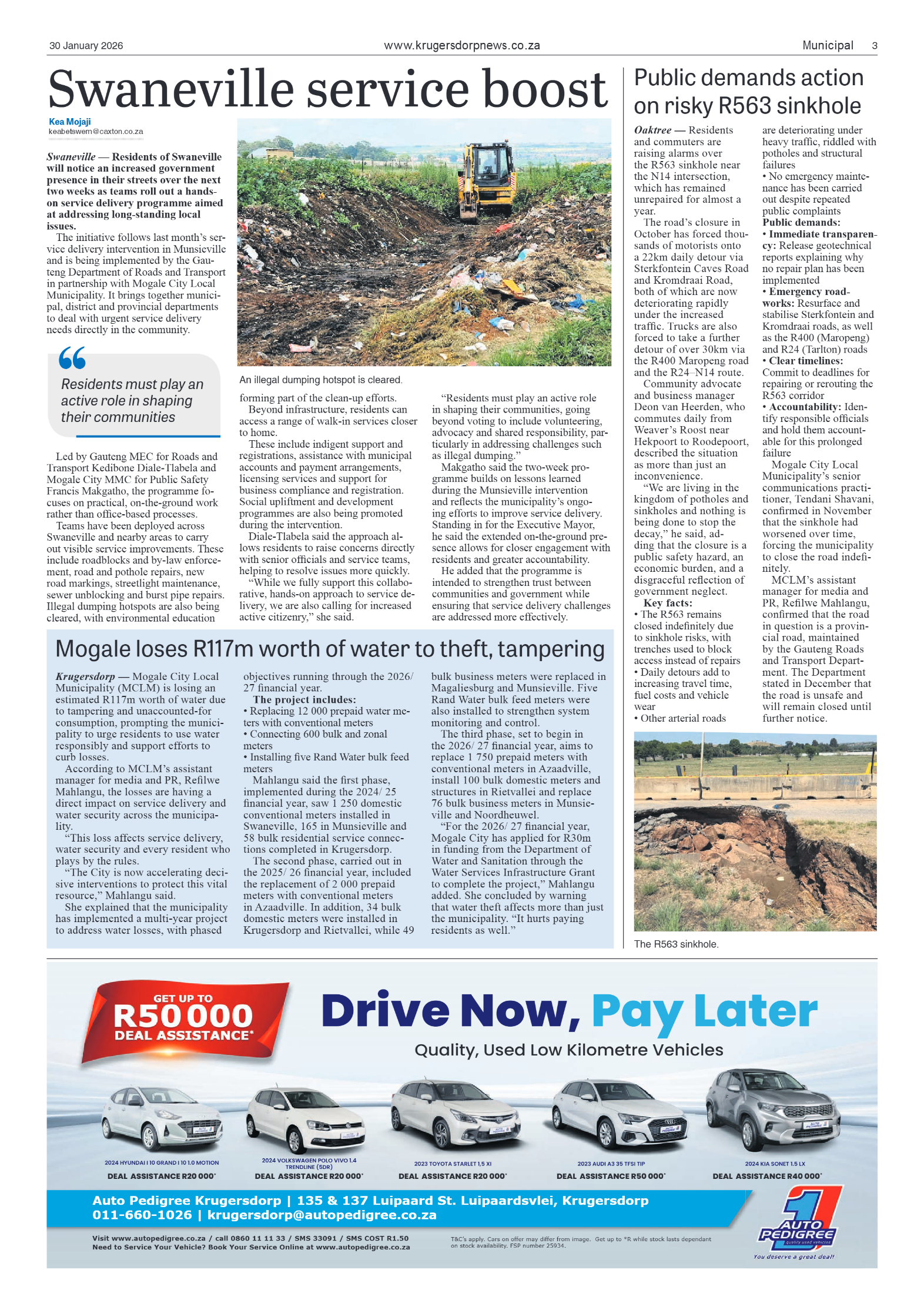 Krugersdorp News 30 January 2026 page 3