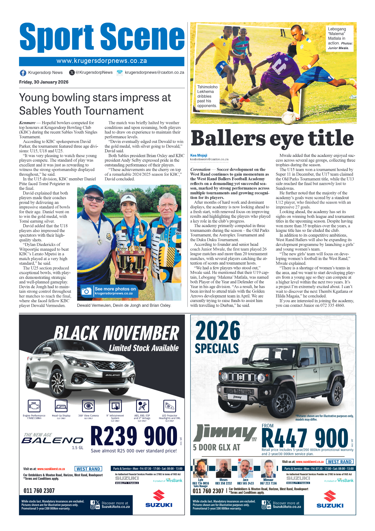 Krugersdorp News 30 January 2026 page 8