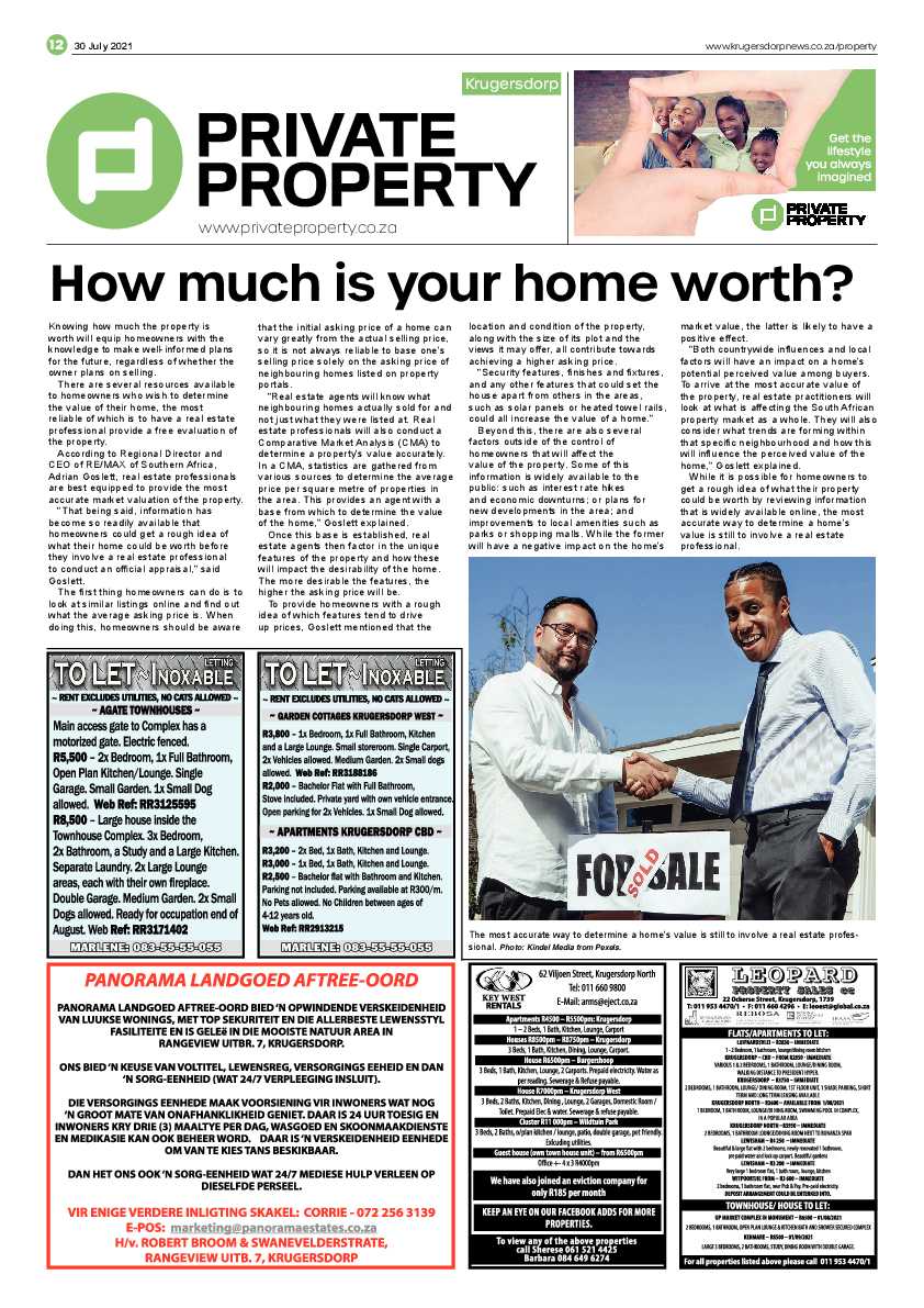 Krugersdorp News 30 July 2021 page 12
