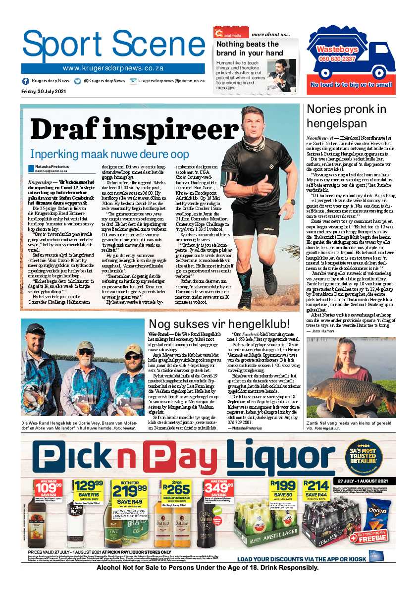 Krugersdorp News 30 July 2021 page 16