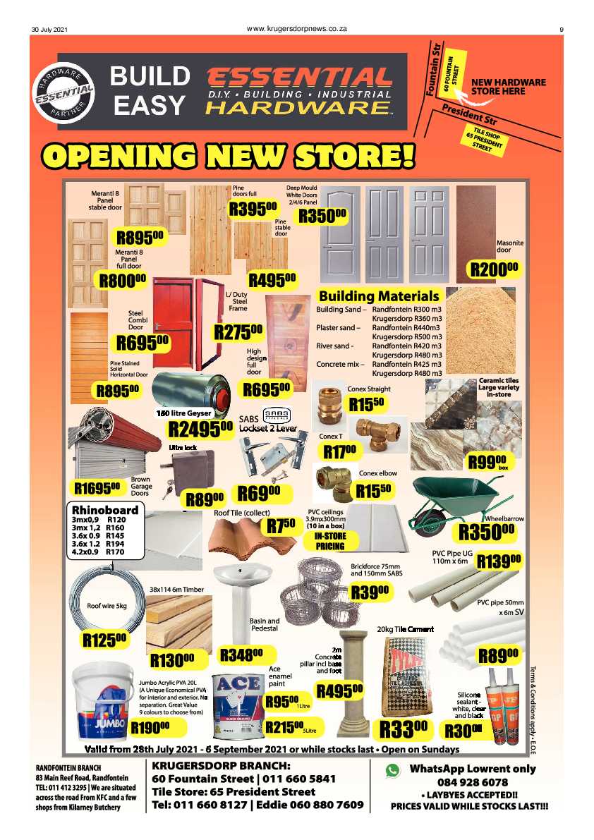 Krugersdorp News 30 July 2021 page 9