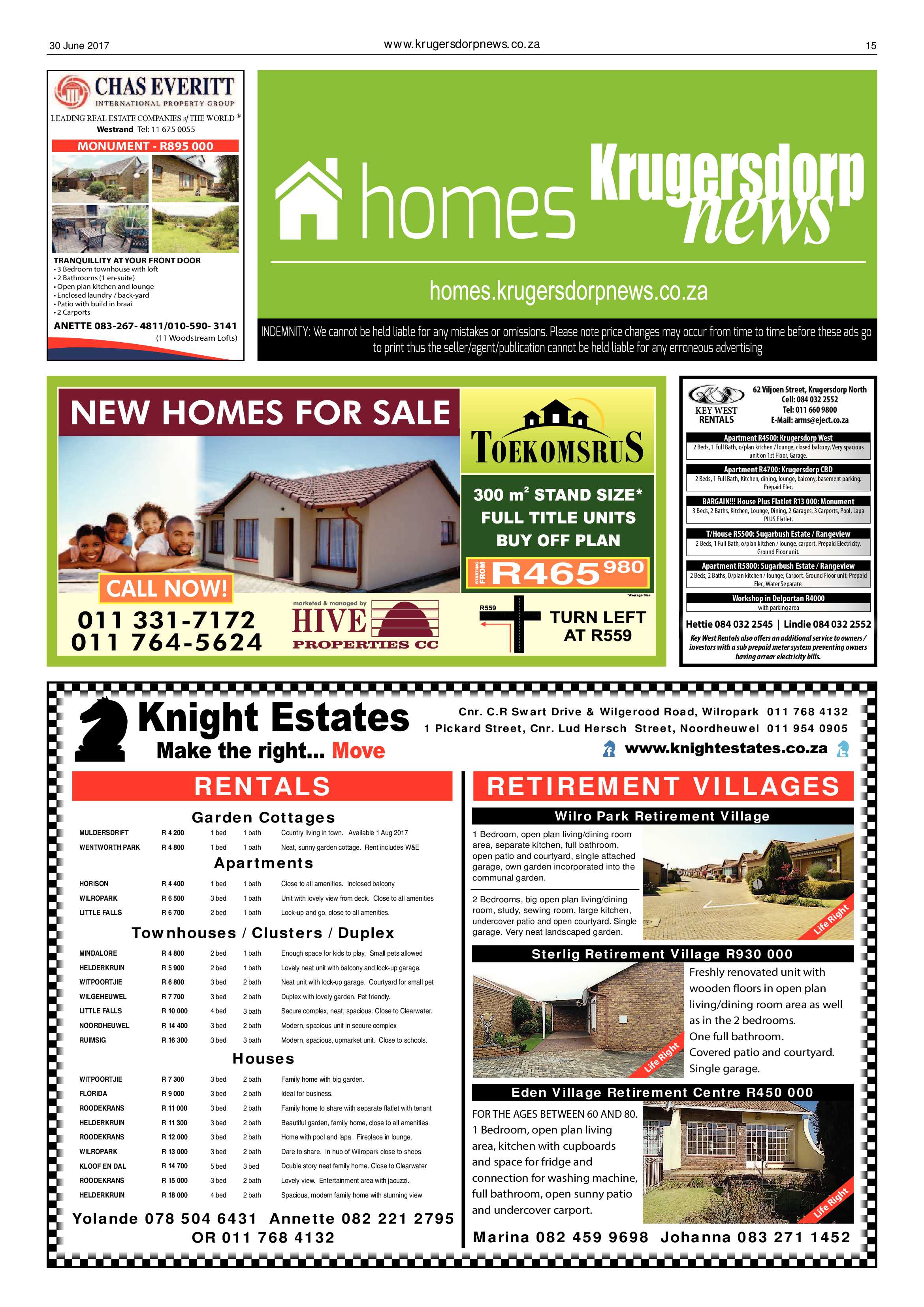 Krugersdorp News 30 June 2017 page 15