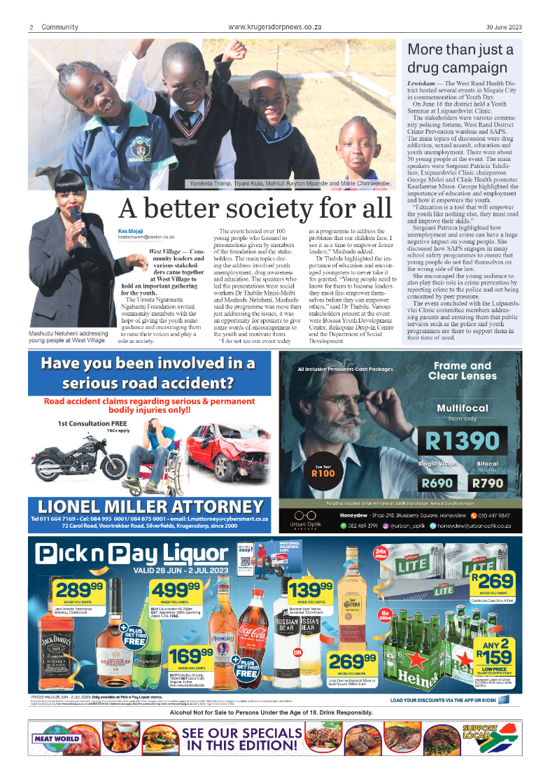 Krugersdorp News 30 June 2023 page 2