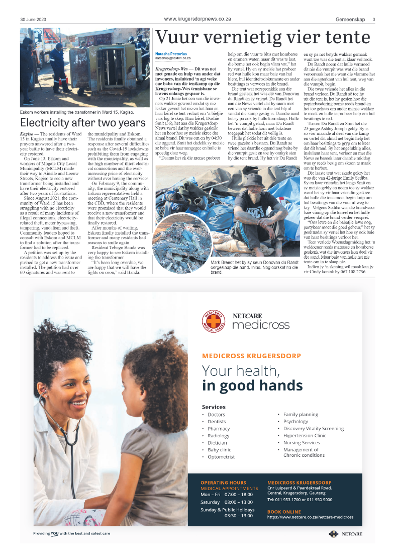 Krugersdorp News 30 June 2023 page 3