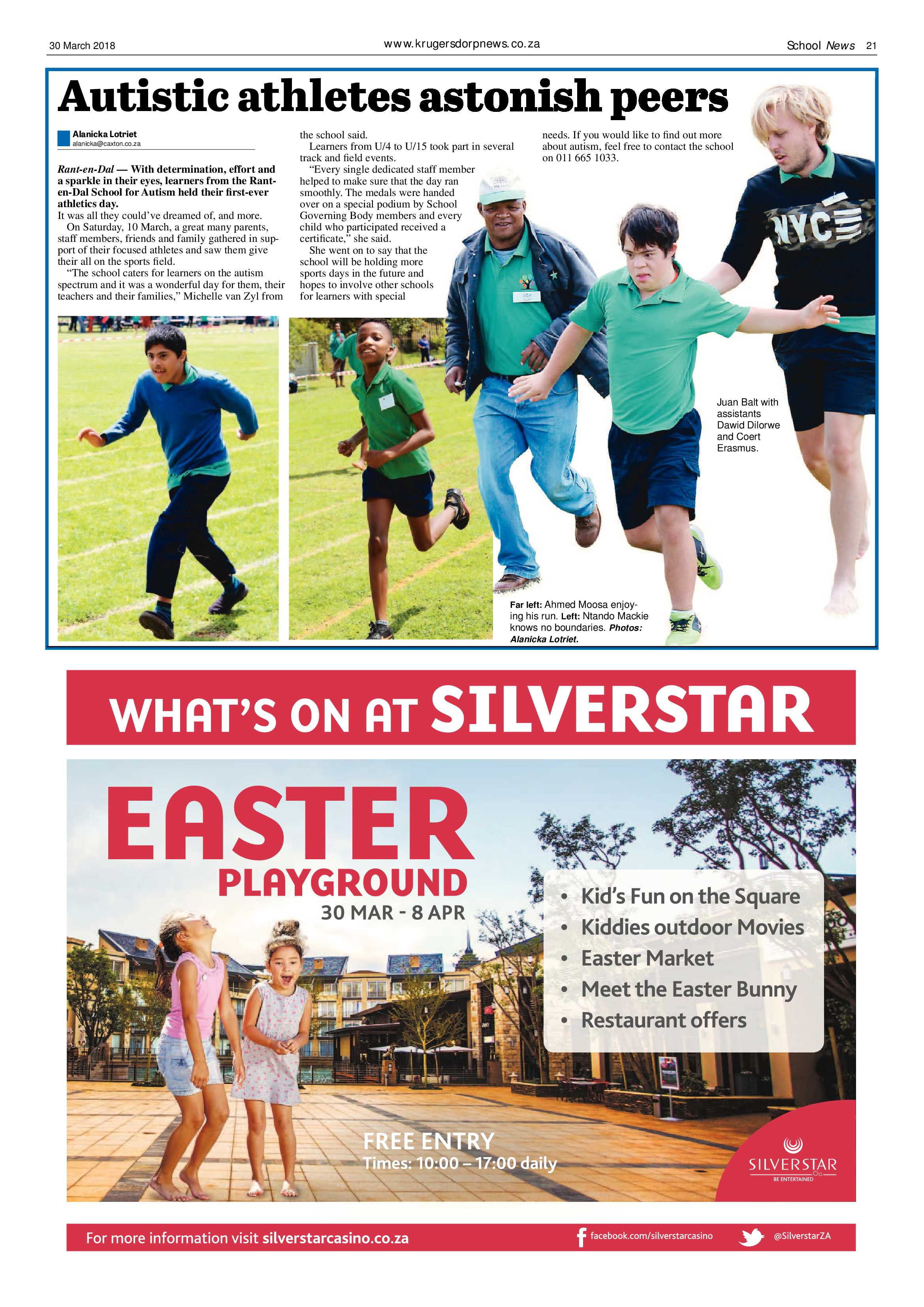 Krugersdorp News 30 March 2018 page 21