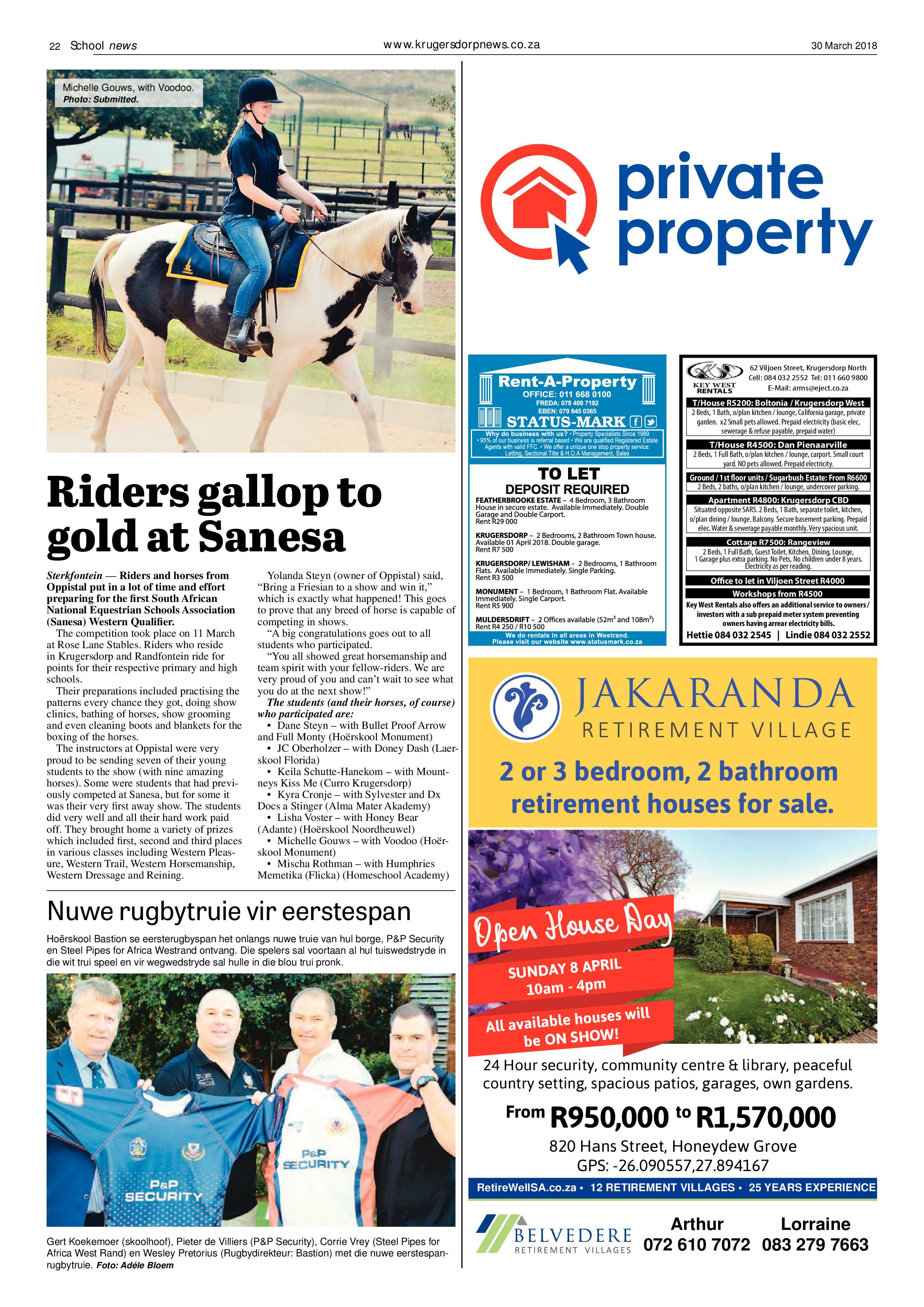 Krugersdorp News 30 March 2018 page 22