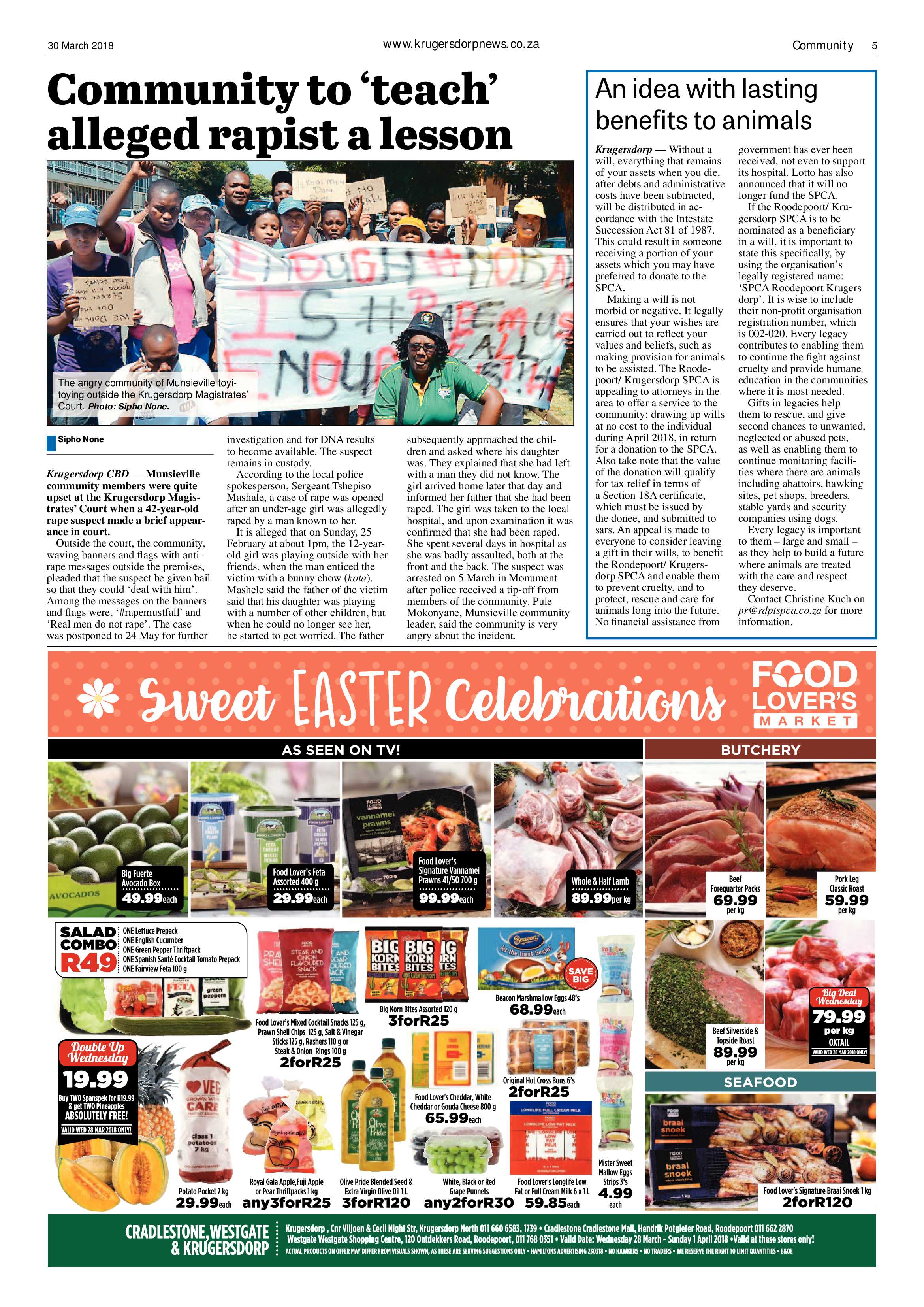 Krugersdorp News 30 March 2018 page 5