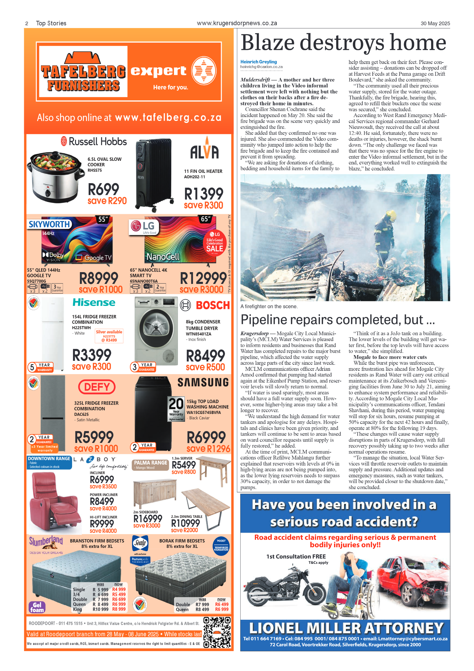 Krugersdorp News 30 May 2025 page 2