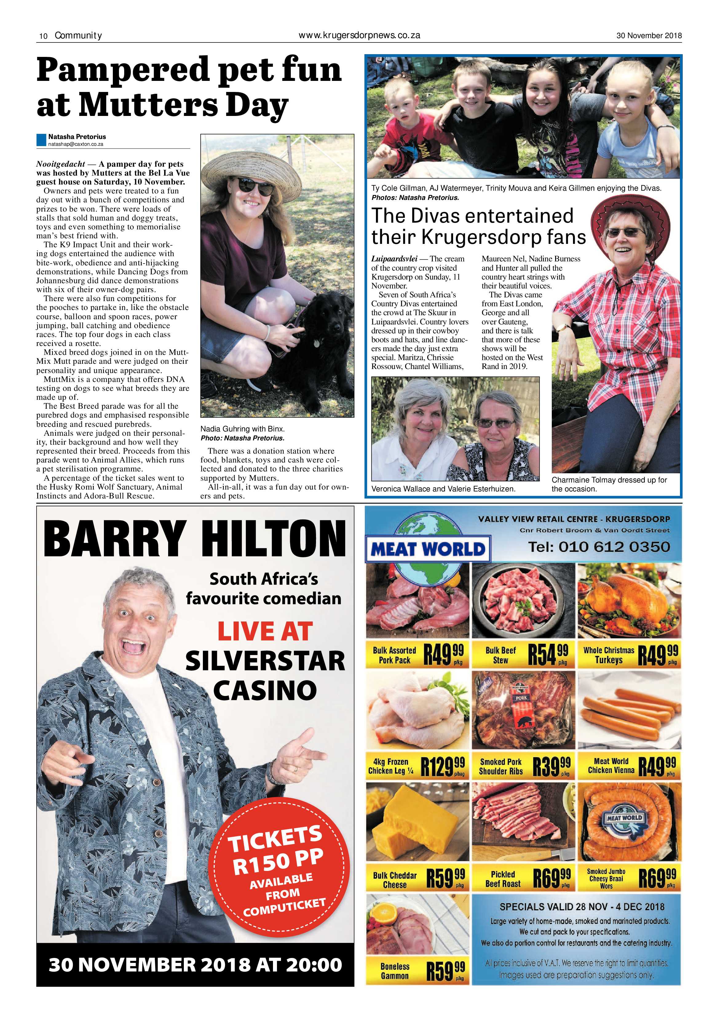 Krugersdorp News 30 November 2018 page 10