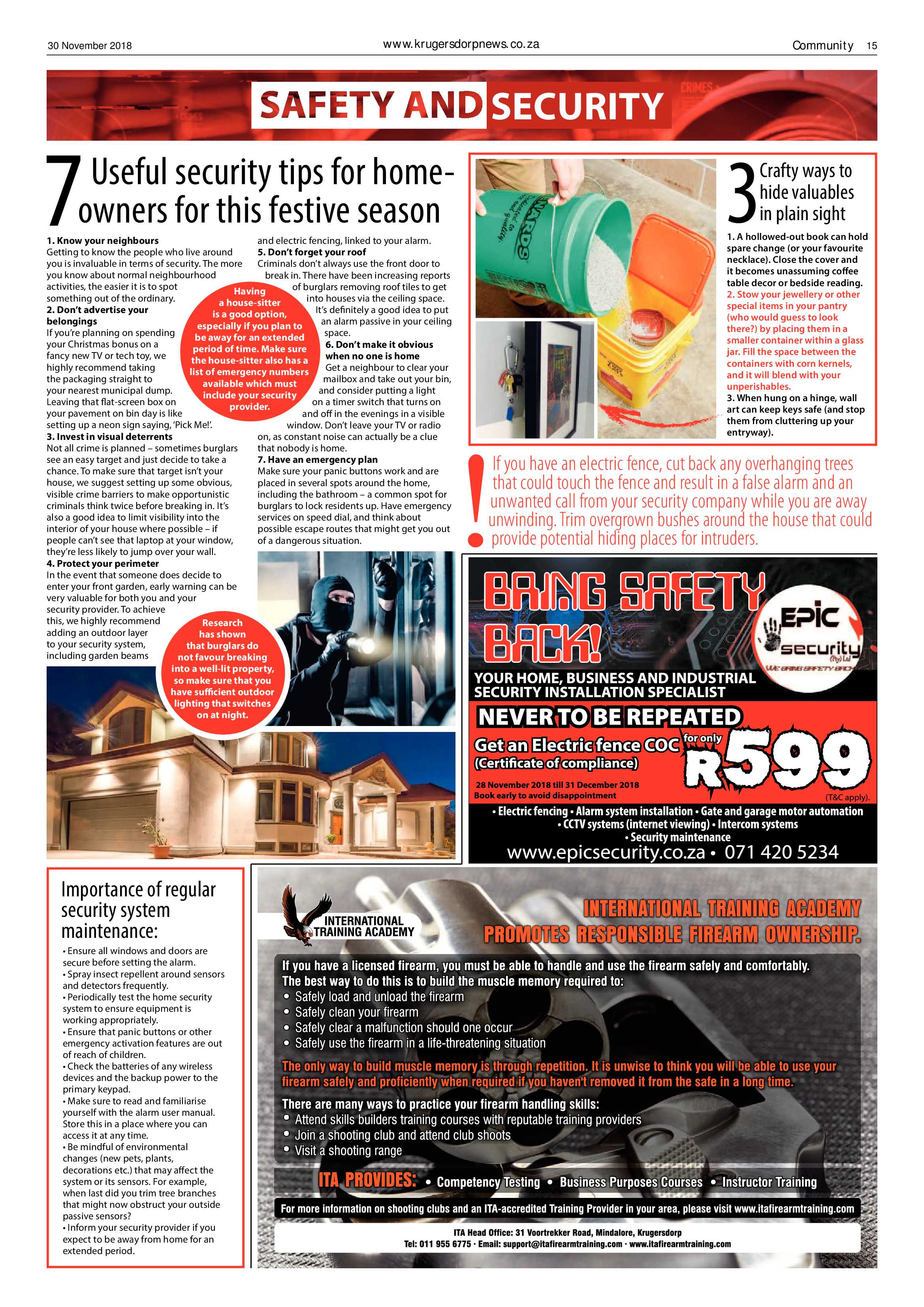 Krugersdorp News 30 November 2018 page 15