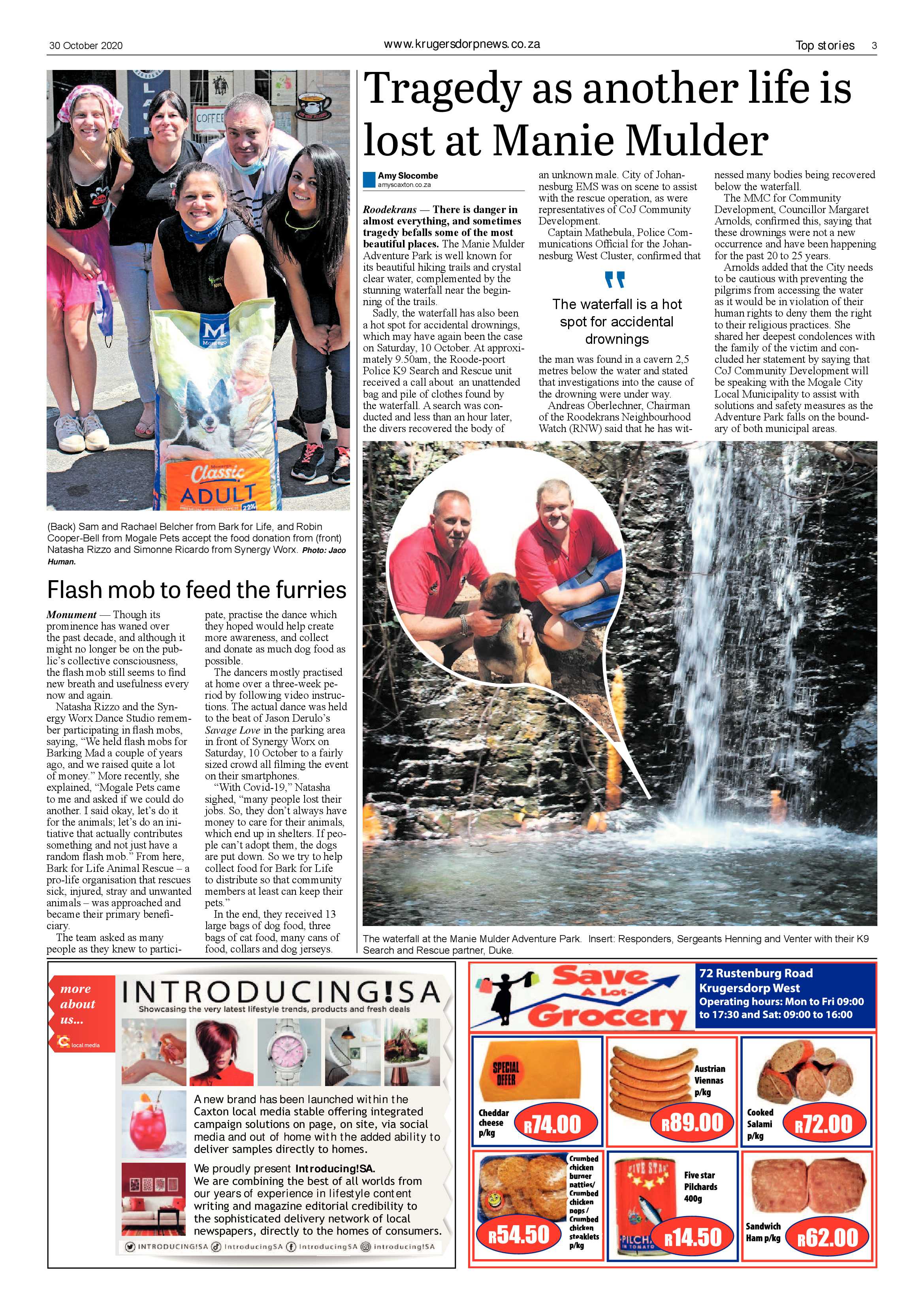 Krugersdorp News 30 October 2020 page 3