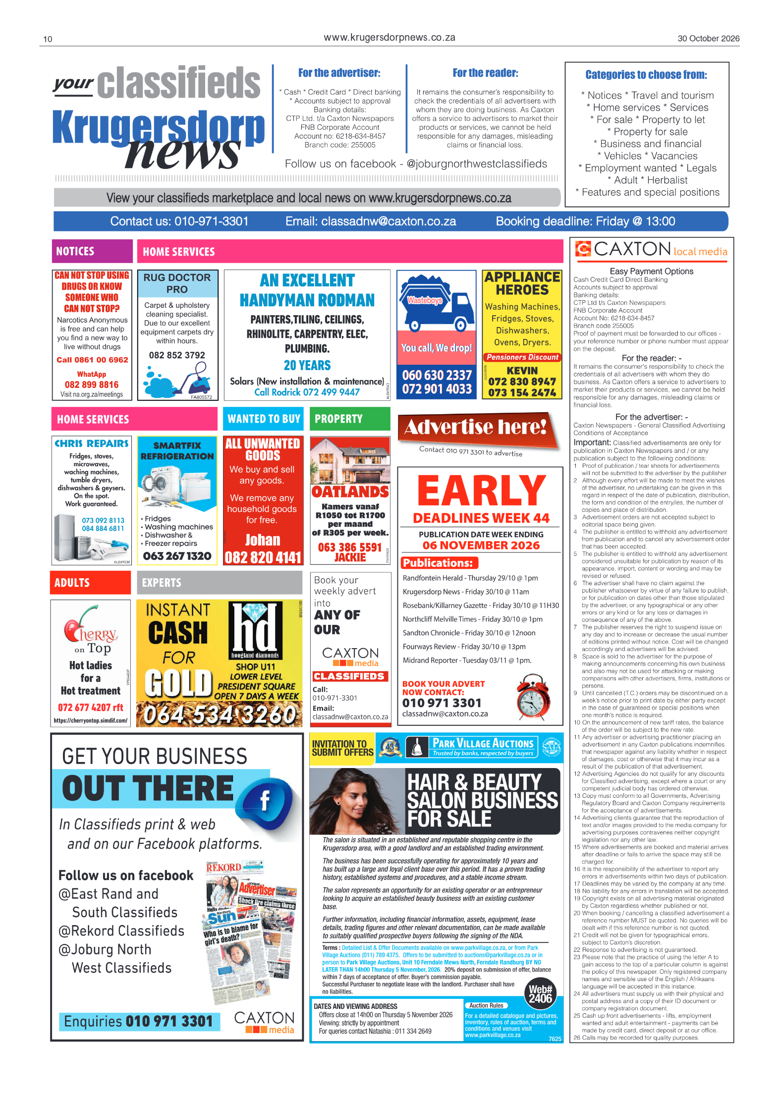 Krugersdorp News 30 October 2026 page 10